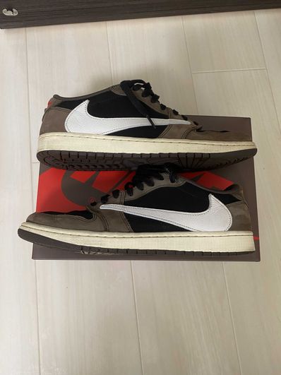 Travis Scott × Nike Air Jordan 1 Low OG SP-T "Black/Dark Mocha"