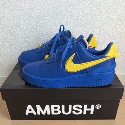 AMBUSH × Nike Air Force 1 Low "Game Royal and Vivid Sulfur"