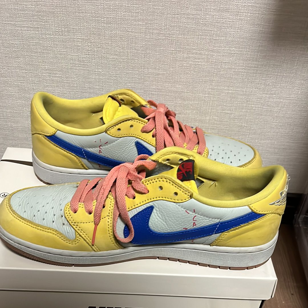 Travis Scott × Nike Women's Air Jordan 1 Retro Low OG "Canary"