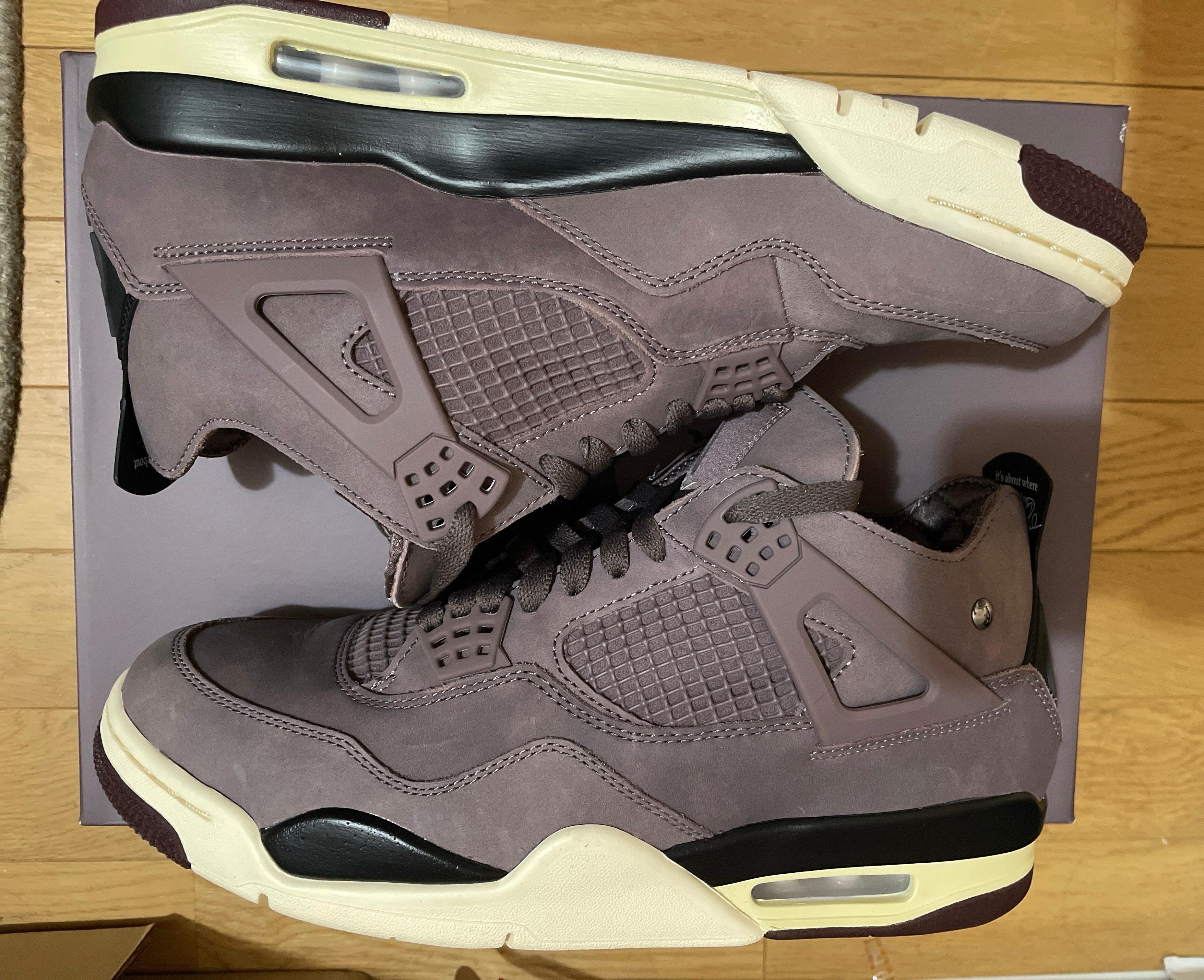 A Ma Maniere × Nike Air Jordan 4 "Violet Ore"