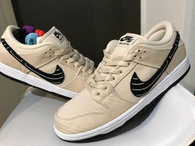 Albino & Preto × Nike SB Dunk Low Pro QS "Pearl White"