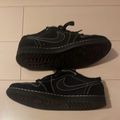 Travis Scott × Nike Air Jordan 1 Low OG SP "Black Phantom"