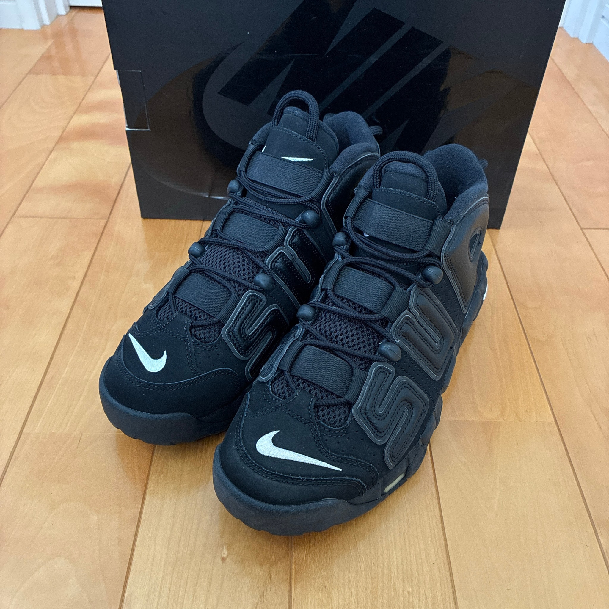 Supreme × Nike Air More Uptempo "Black"