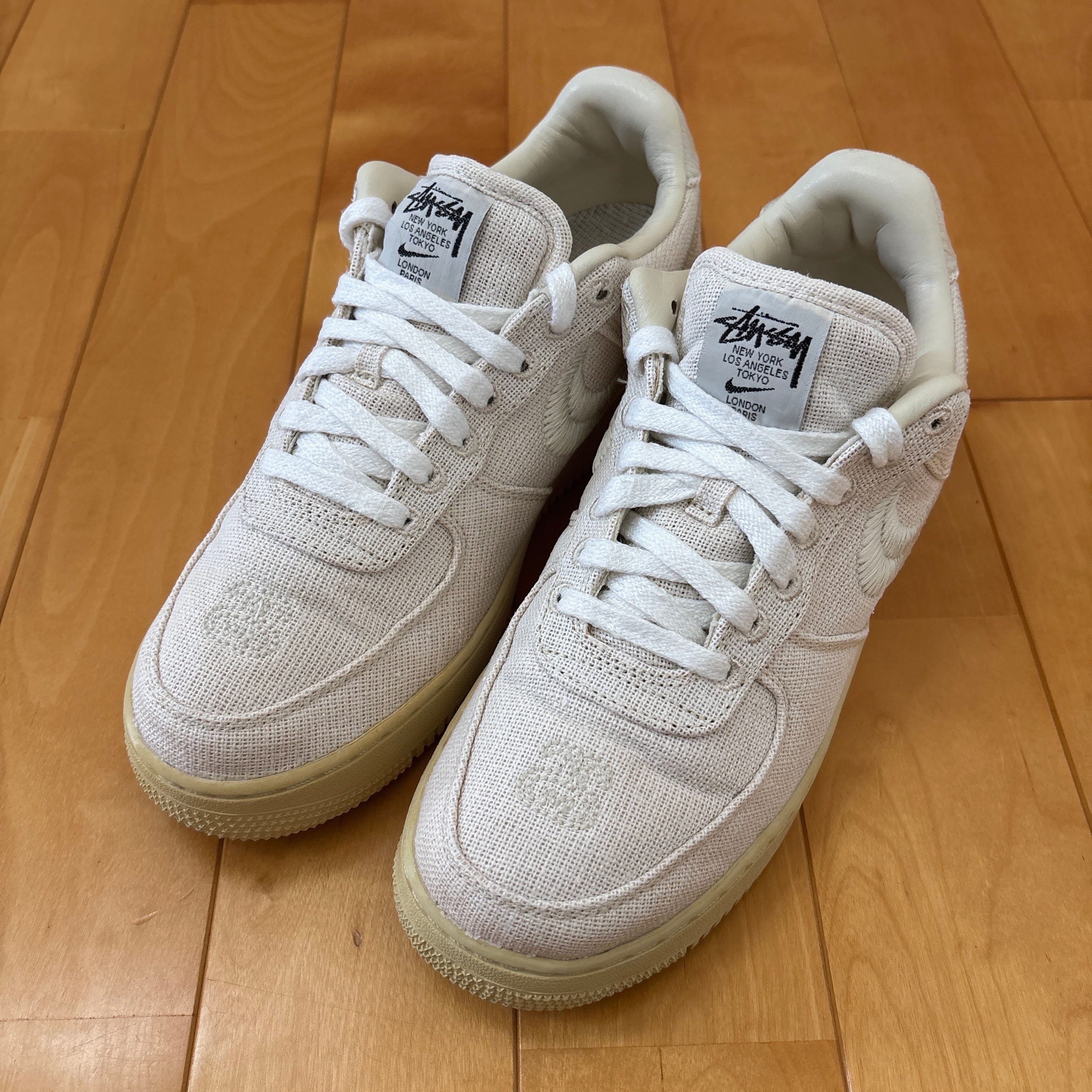 Stussy × Nike Air Force 1 Low "Fossil Stone"