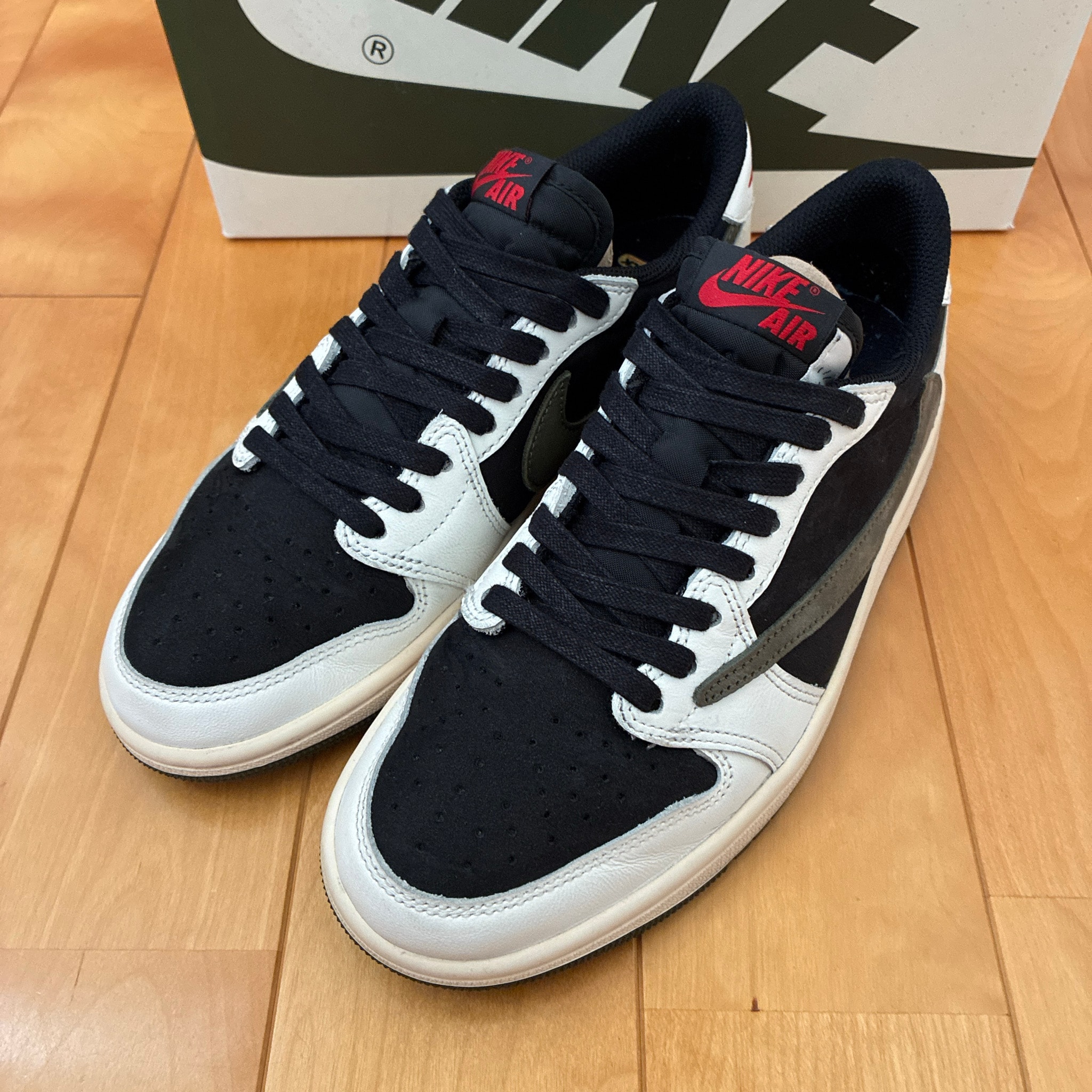 Travis Scott × Nike Women's Air Jordan 1 Low OG "Medium Olive"
