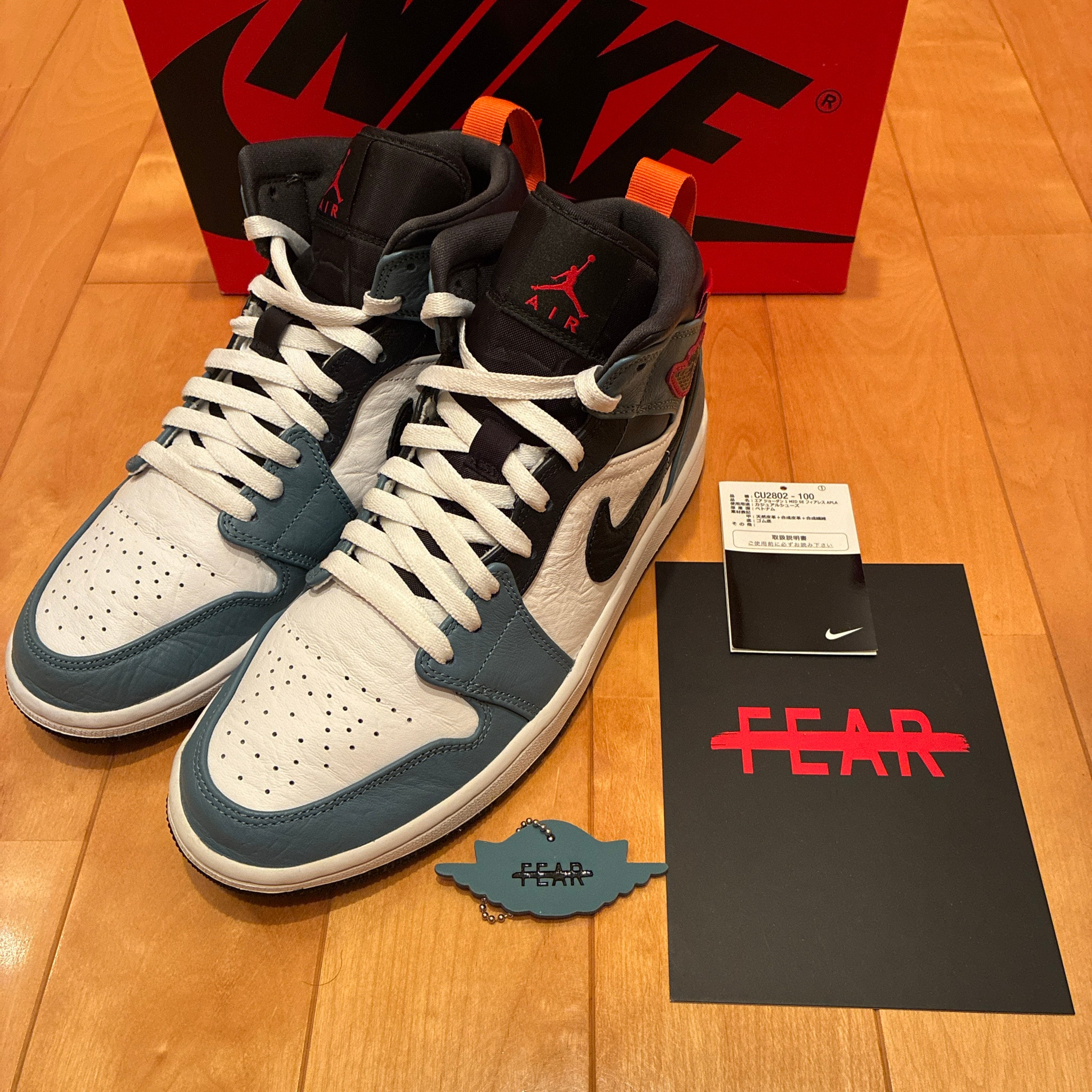 FACETASM × Nike Air Jordan 1 Mid "White/Navy"