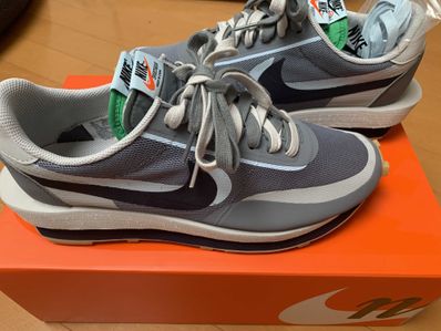 CLOT × Sacai × Nike LD Waffle "Grey Obsidian/Cool Grey"