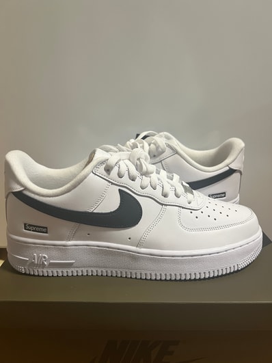 Supreme × Nike Air Force 1 Low "White/Black"