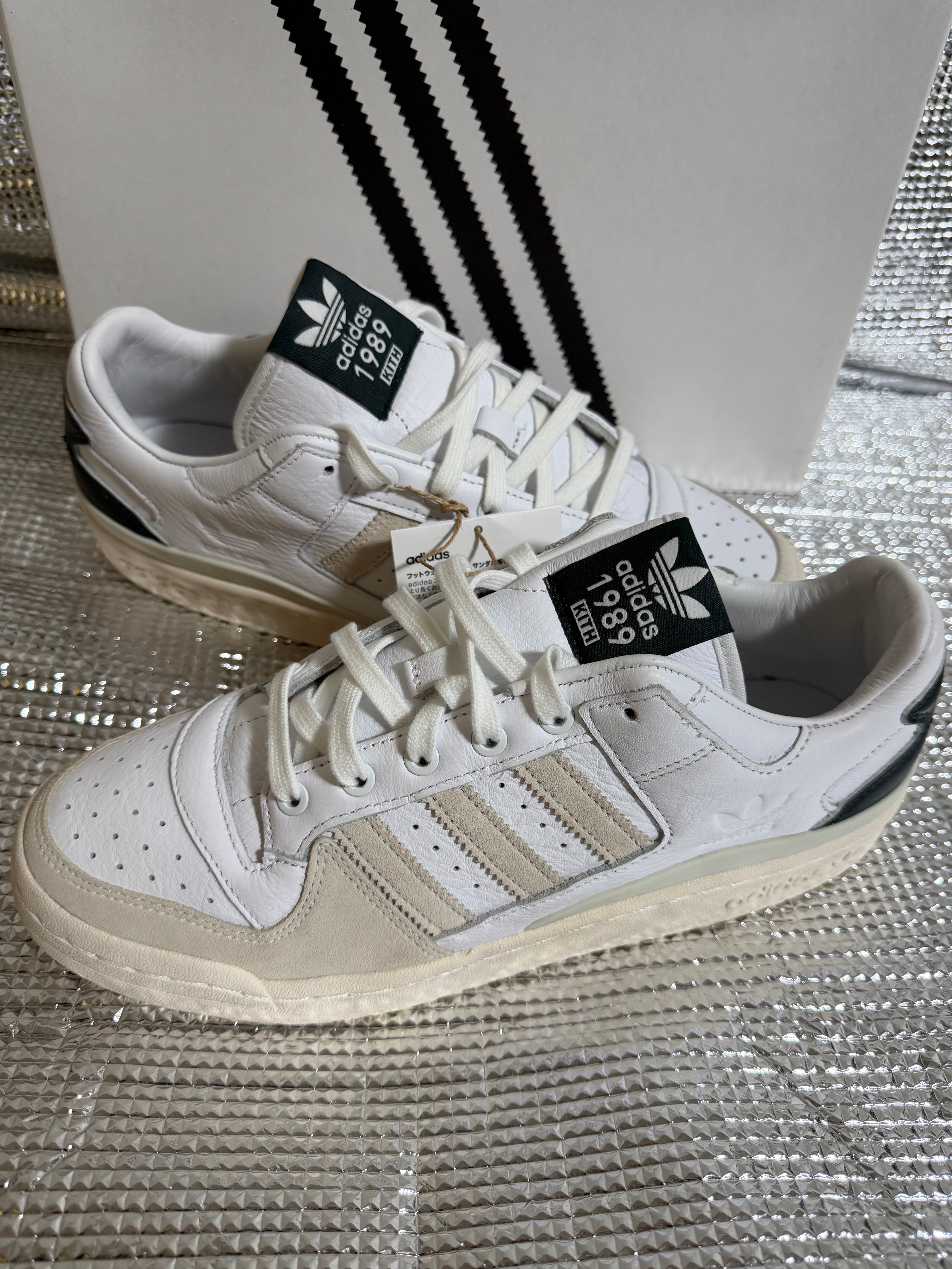 KITH × adidas Forum Low "White/Black"
