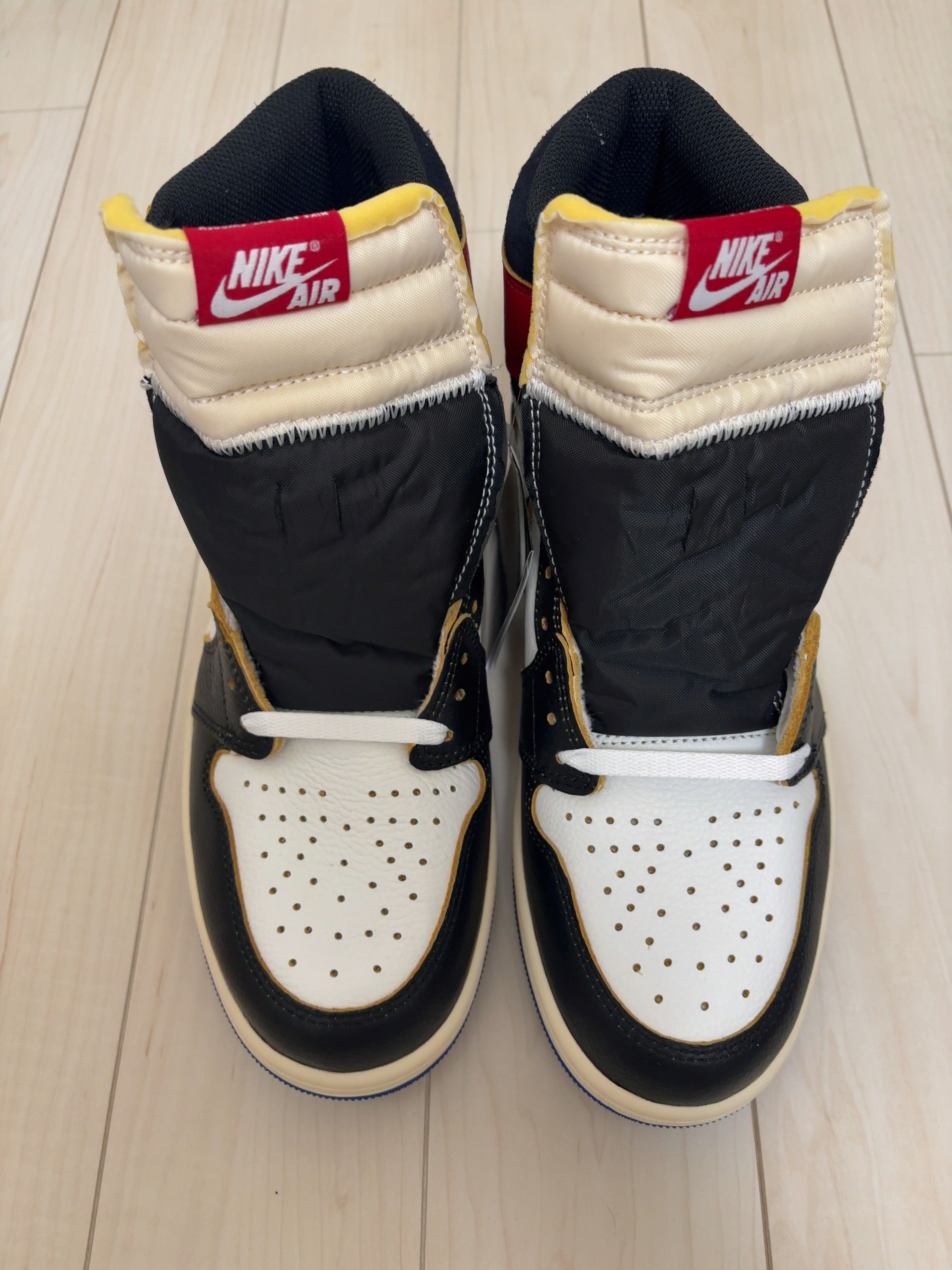 fragment design × UNION × Nike Air Jordan 1 High OG "Black/Varsity Red"