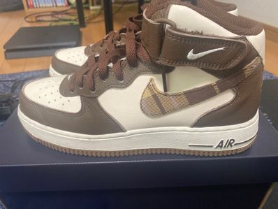 Nike Air Force 1 Mid Plaid "Brown"