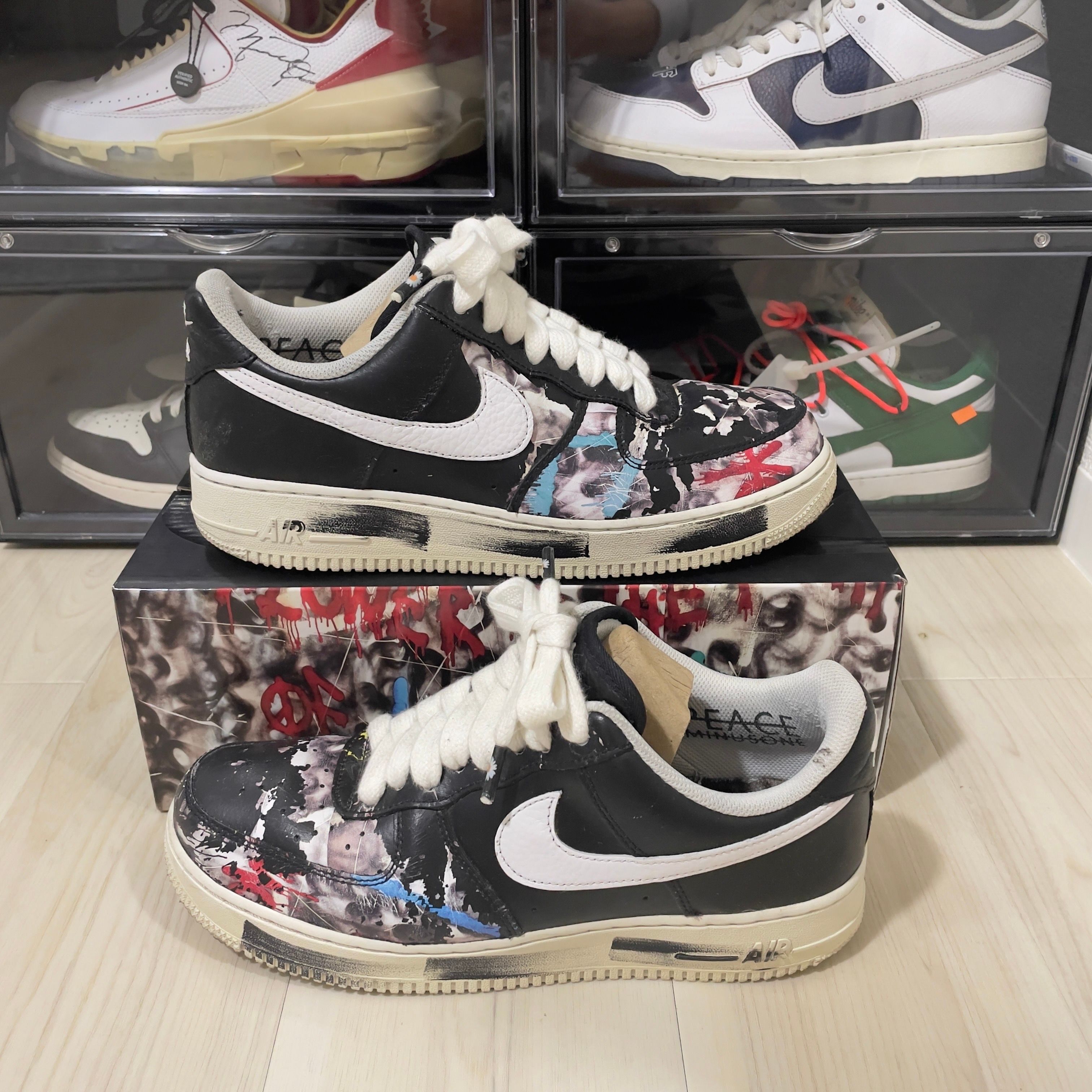 PEACEMINUSONE × Nike Air Force 1 Low Para Noise "Black" / G-DRAGON