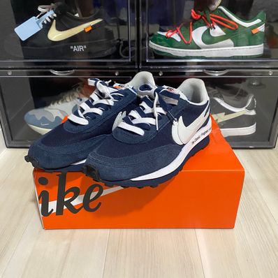 Fragment × sacai × Nike LD Waffle "Blackended Blue"
