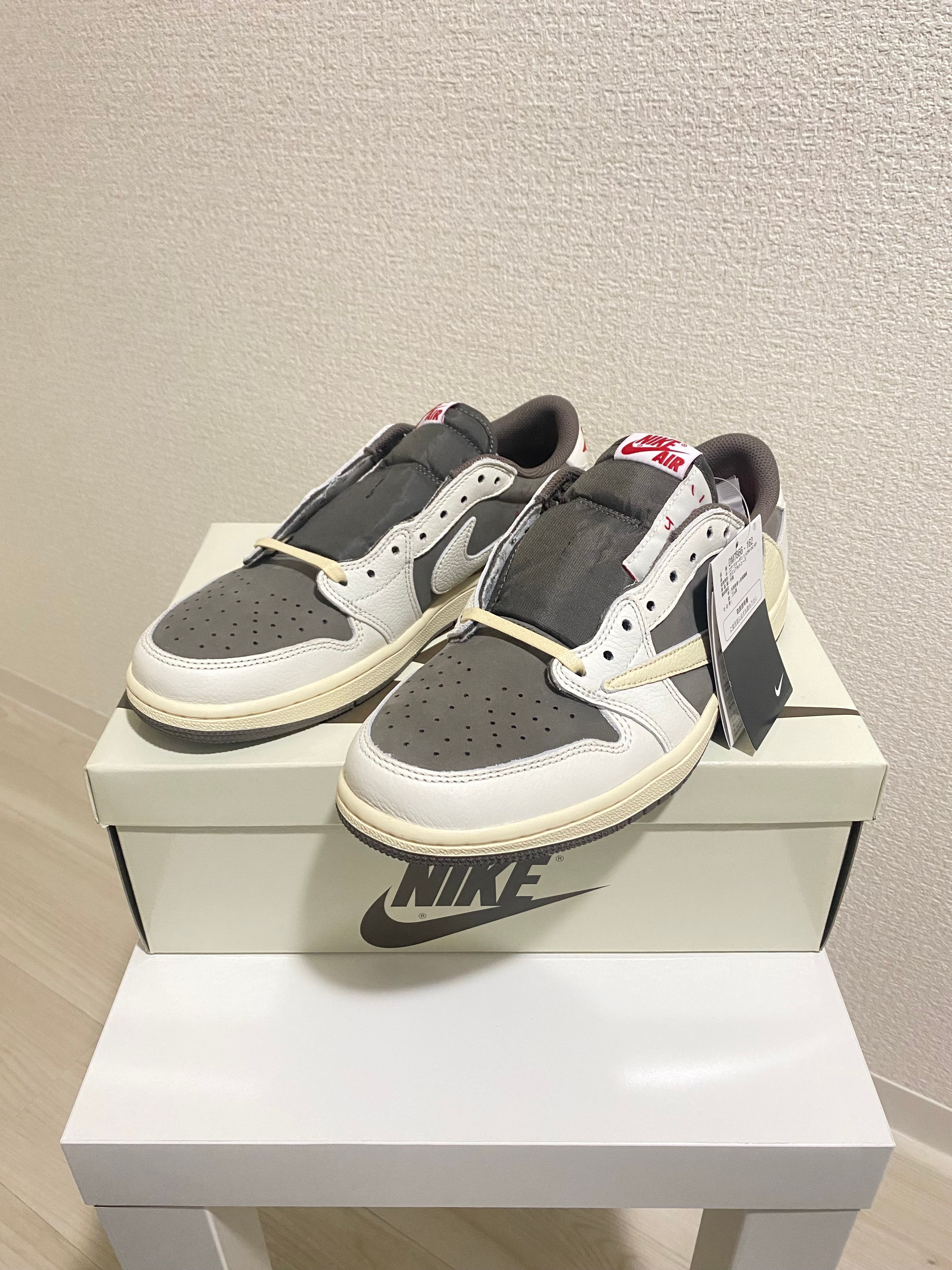 Travis Scott × Nike Air Jordan 1 Low OG SP "Reverse Mocha/Sail and Ridgerock"