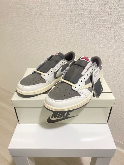 Travis Scott × Nike Air Jordan 1 Low OG SP "Reverse Mocha/Sail and Ridgerock"