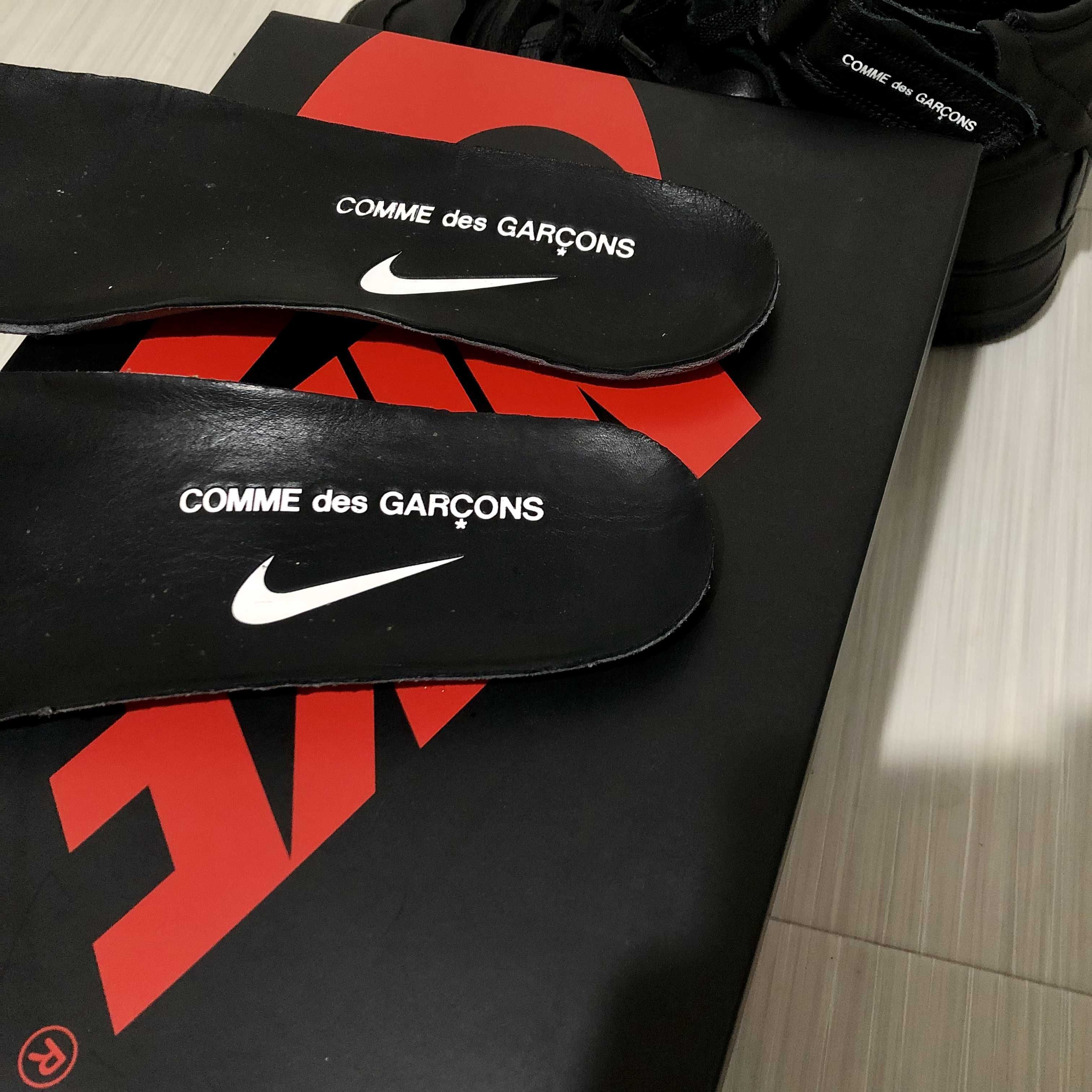 COMME des GARCONS × NIKE AIR FORCE 1 MID "BLACK"