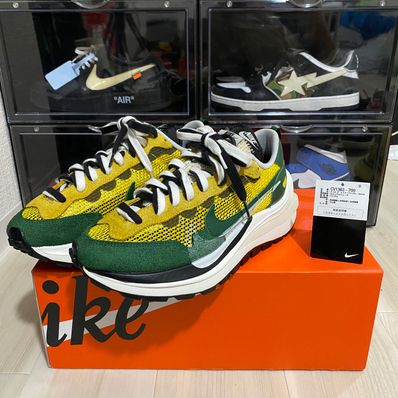 sacai × Nike Vapor Waffle "Tour Yellow/Stadium Green-Sail"