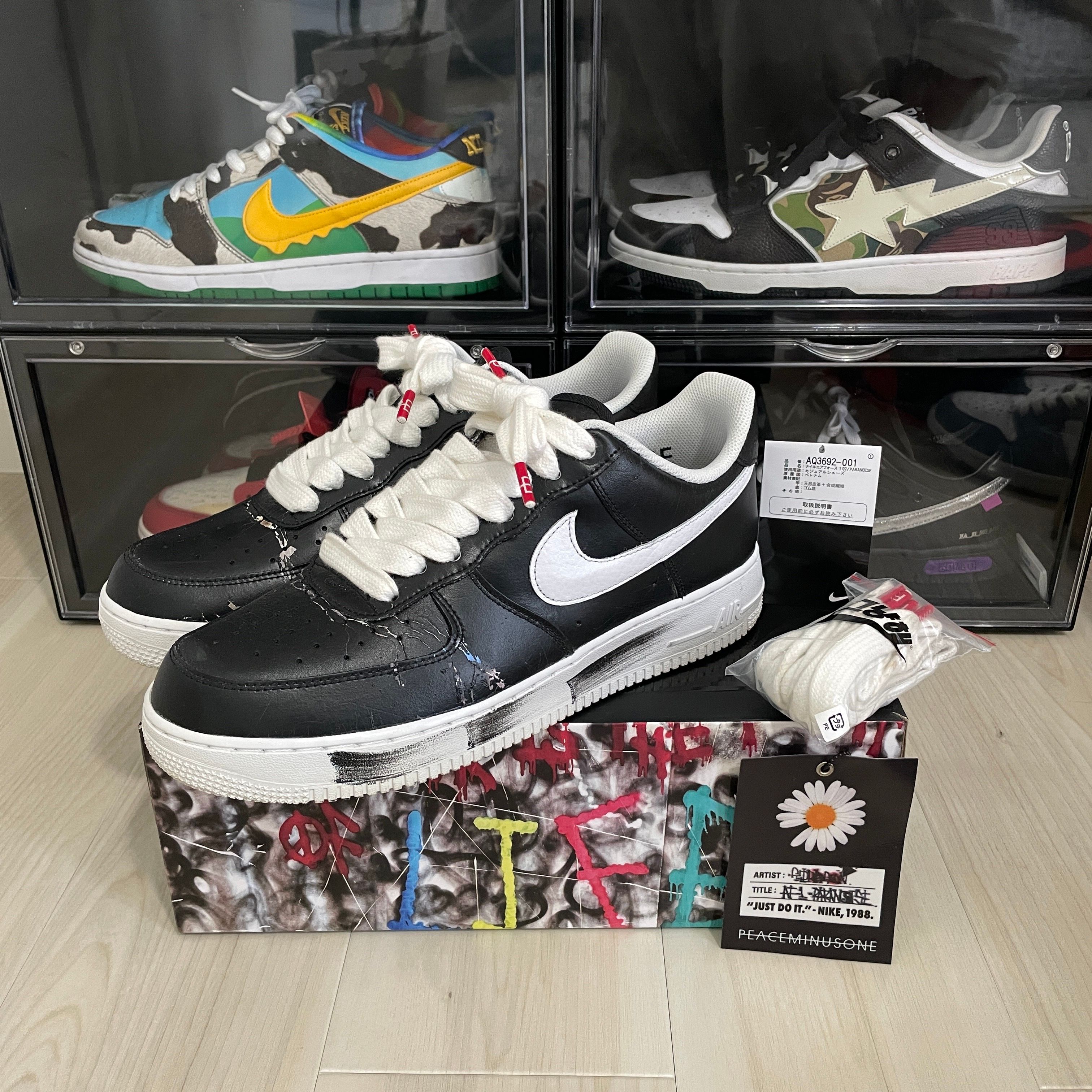 PEACEMINUSONE × Nike Air Force 1 Low Para Noise "Black" / G-DRAGON