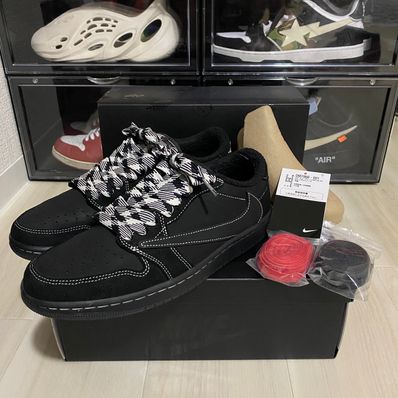 Travis Scott × Nike Air Jordan 1 Low OG SP "Black Phantom"