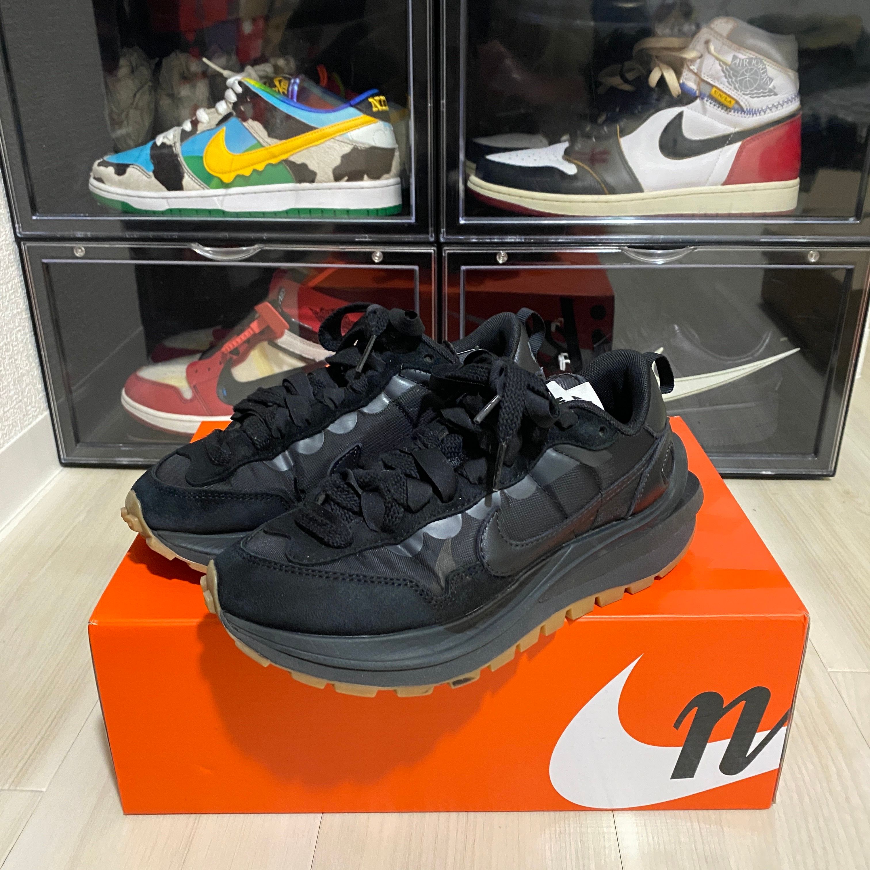 sacai × Nike VaporWaffle "Black Gum"