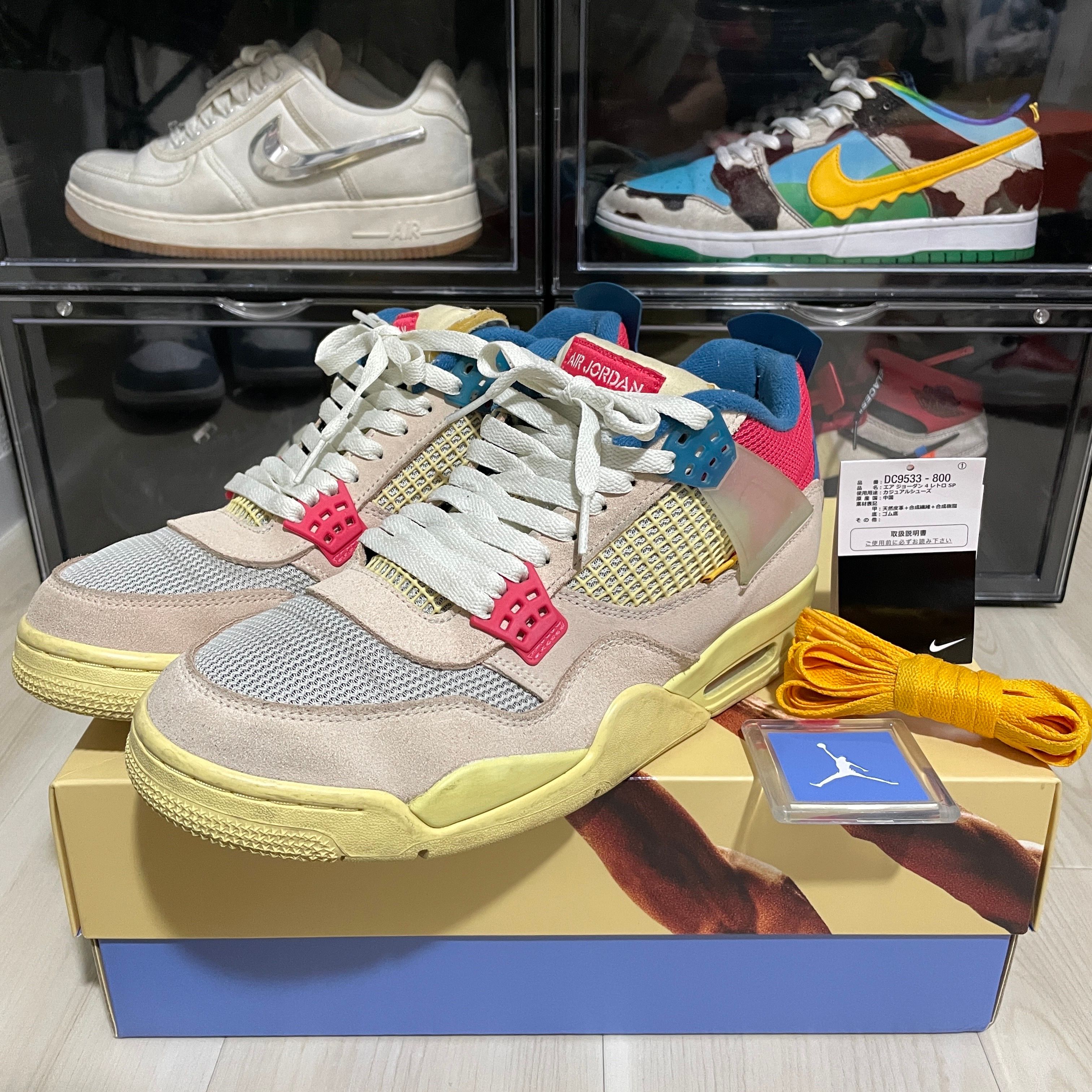 UNION × Nike Air Jordan 4 SP "Guava Ice/Light Fusion Red"