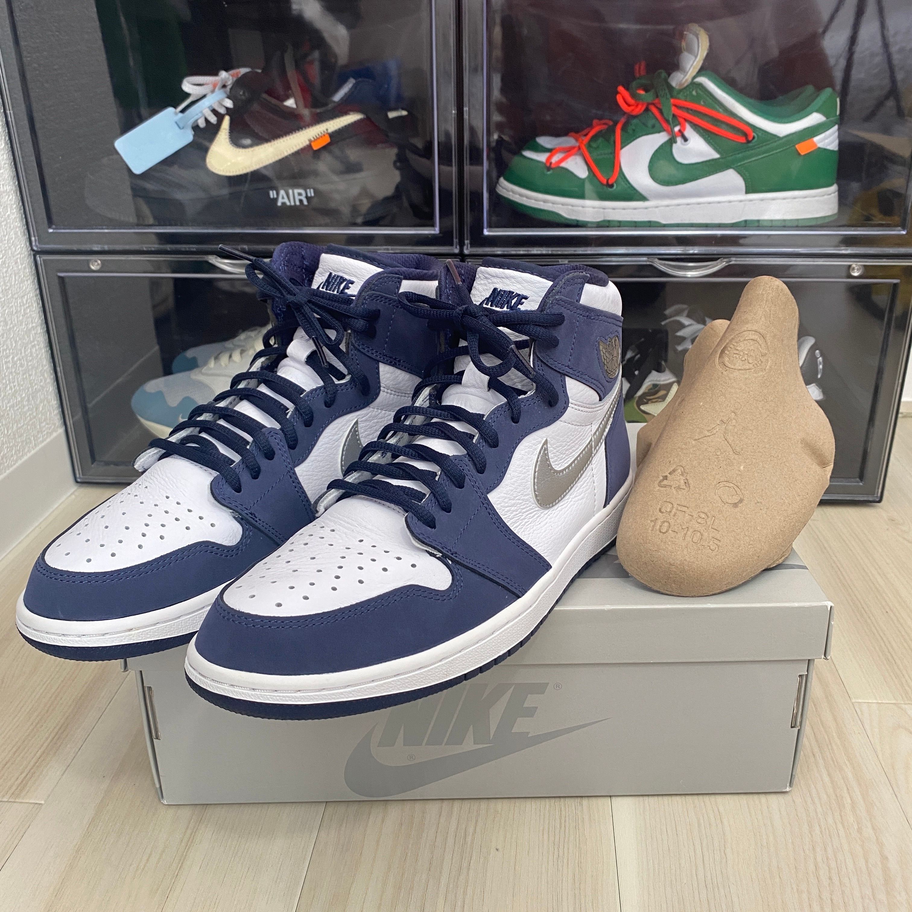 Nike Air Jordan 1 High OG CO.JP "White/Midnight Navy" (2020)(ブリーフケースなし)