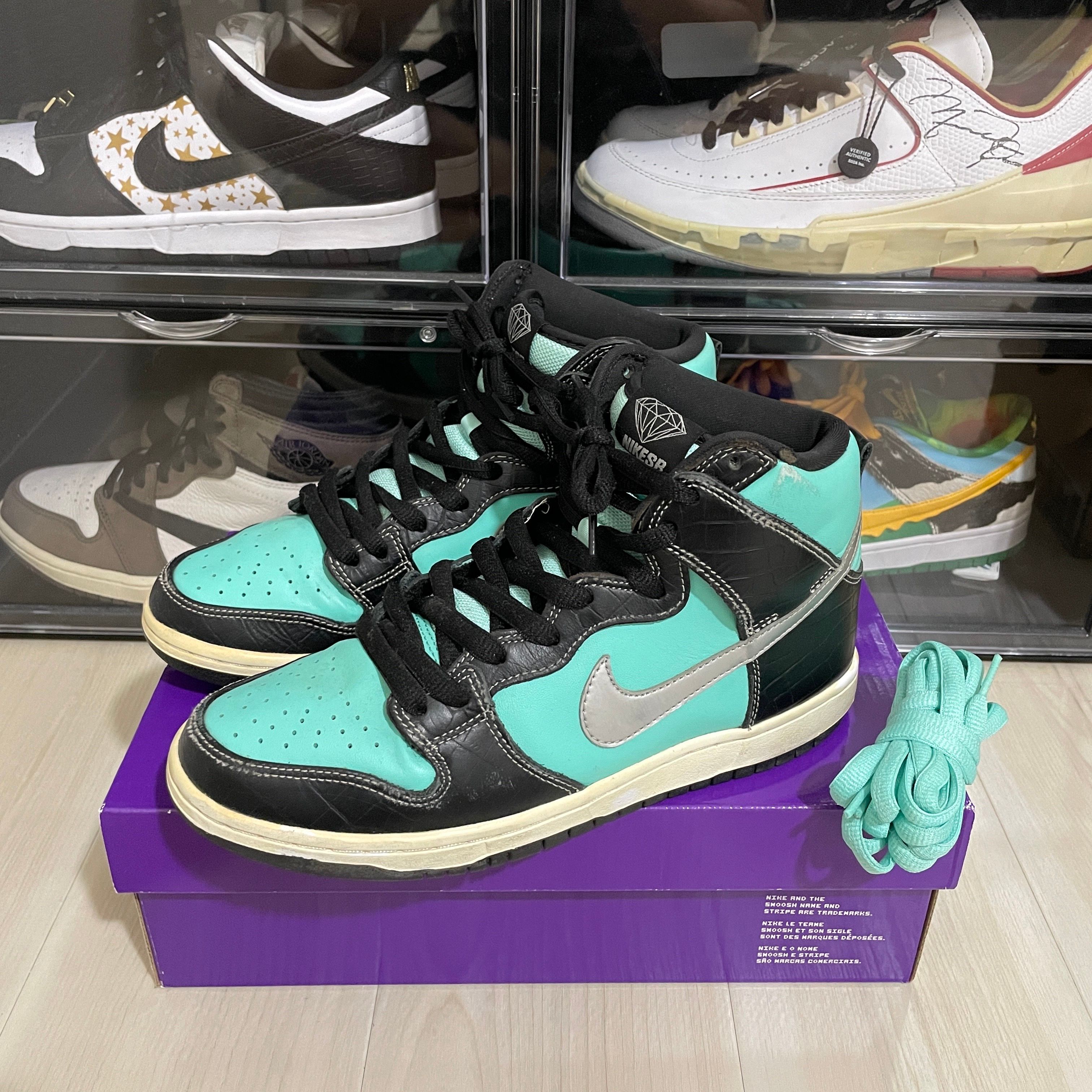 Diamond Supply × Nike SB Dunk High "Tiffany"