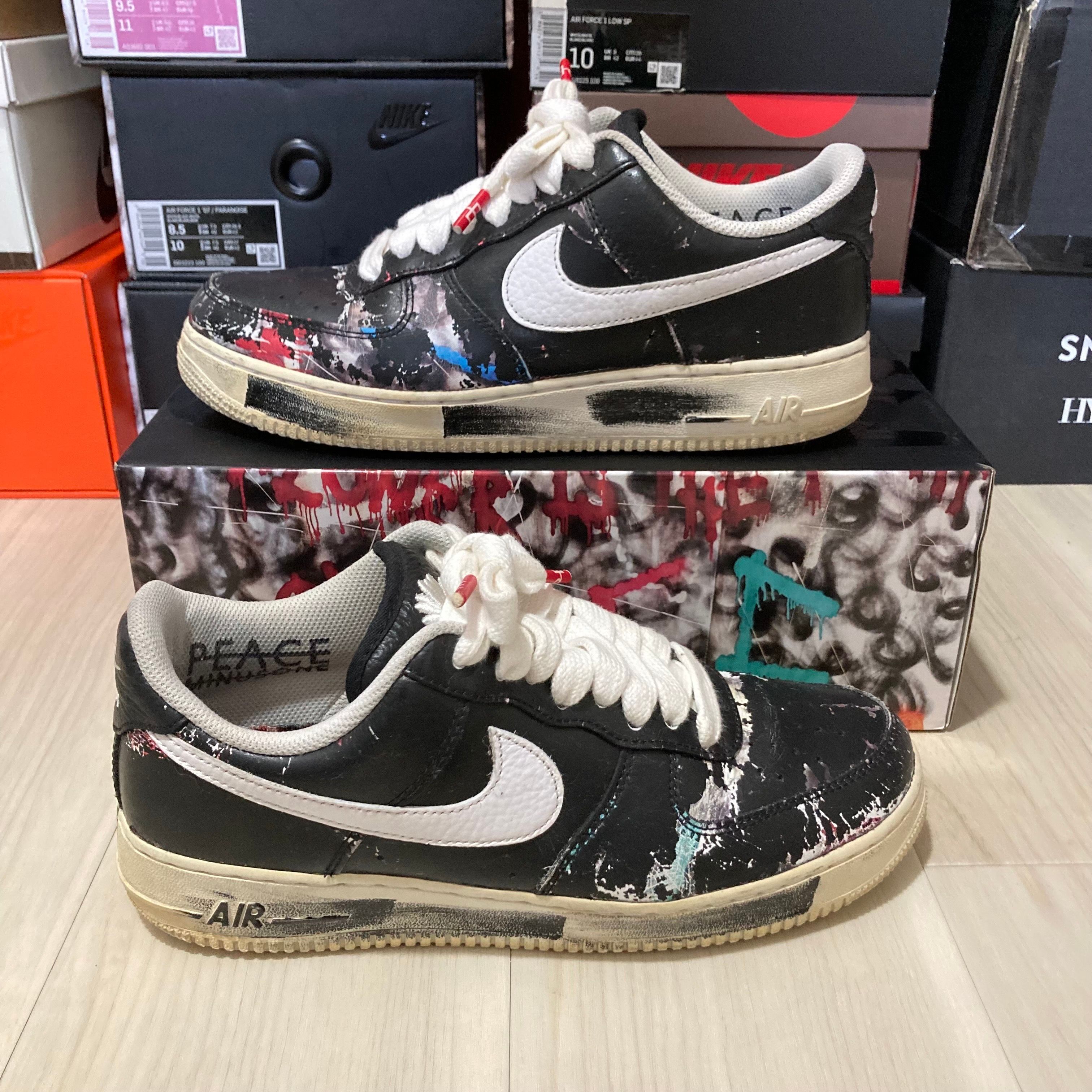 PEACEMINUSONE × Nike Air Force 1 Low Para Noise "Black" / G-DRAGON