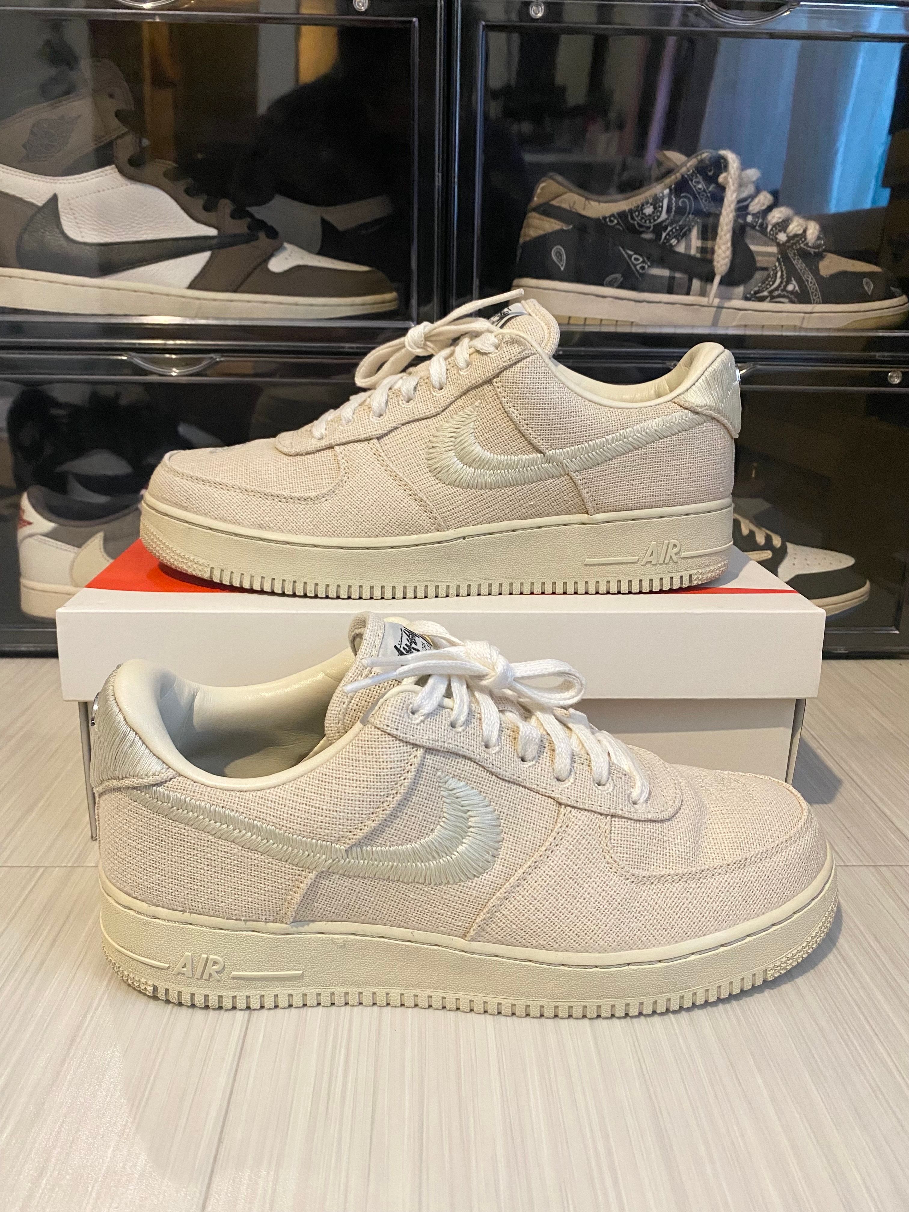 Stussy × Nike Air Force 1 Low "Fossil Stone"