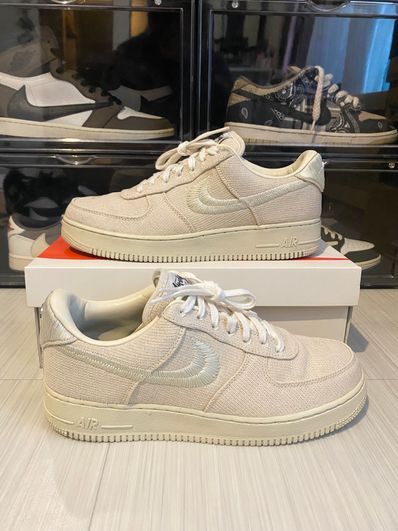 Stussy × Nike Air Force 1 Low "Fossil Stone"