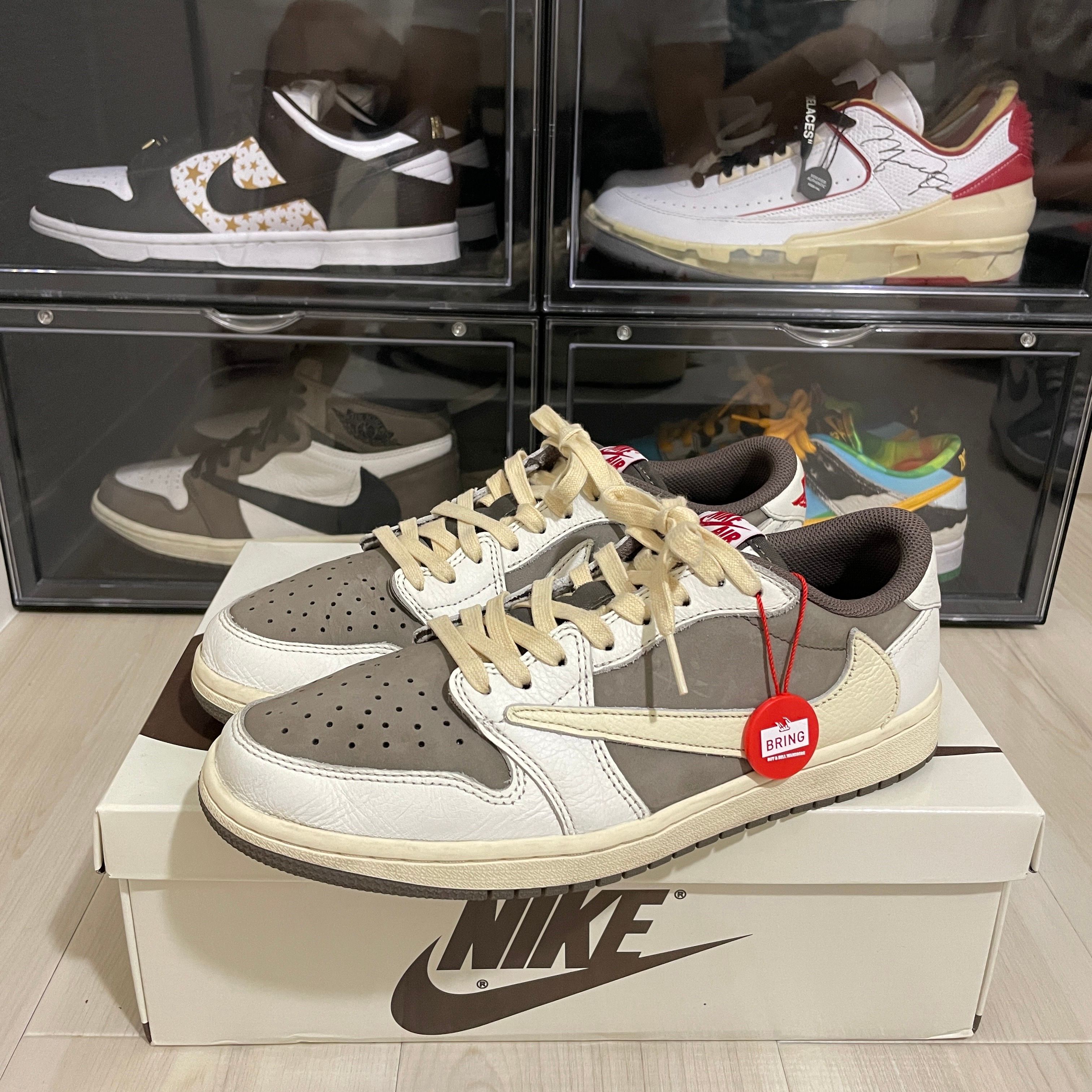 Travis Scott × Nike Air Jordan 1 Low OG SP "Reverse Mocha/Sail and Ridgerock"
