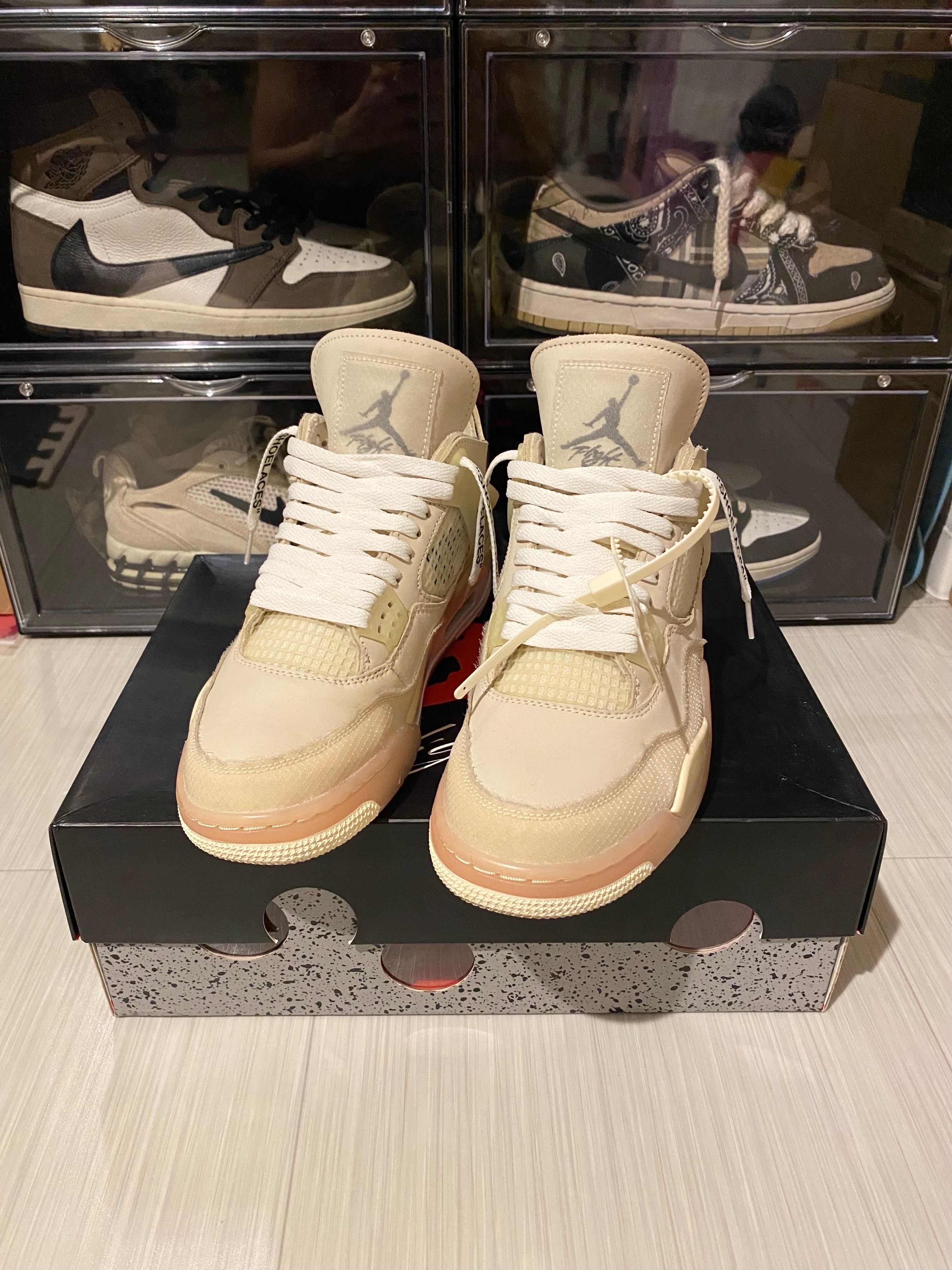 Off-White × Nike Women's Air Jordan 4 SP "Sail"