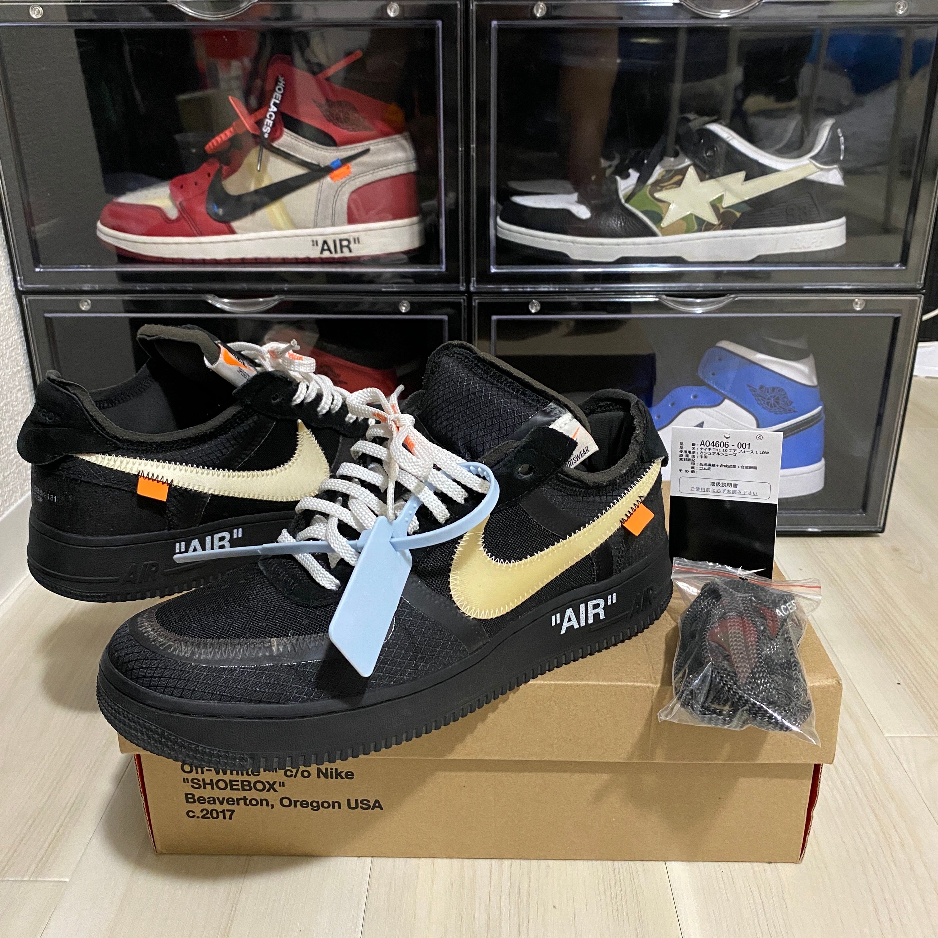 Off-White × Nike Air Force 1 Low "Black"