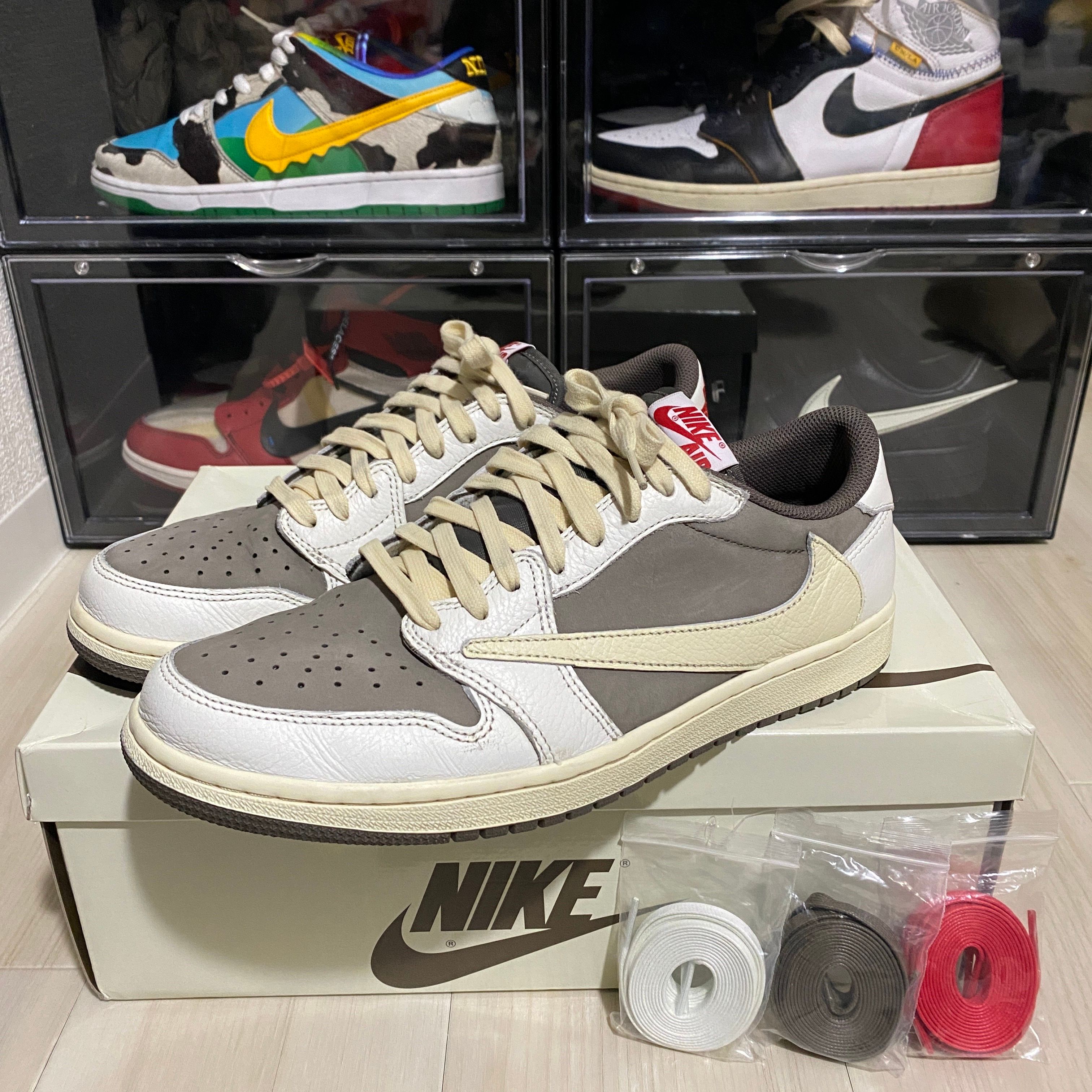 Travis Scott × Nike Air Jordan 1 Low OG SP "Reverse Mocha/Sail and Ridgerock"