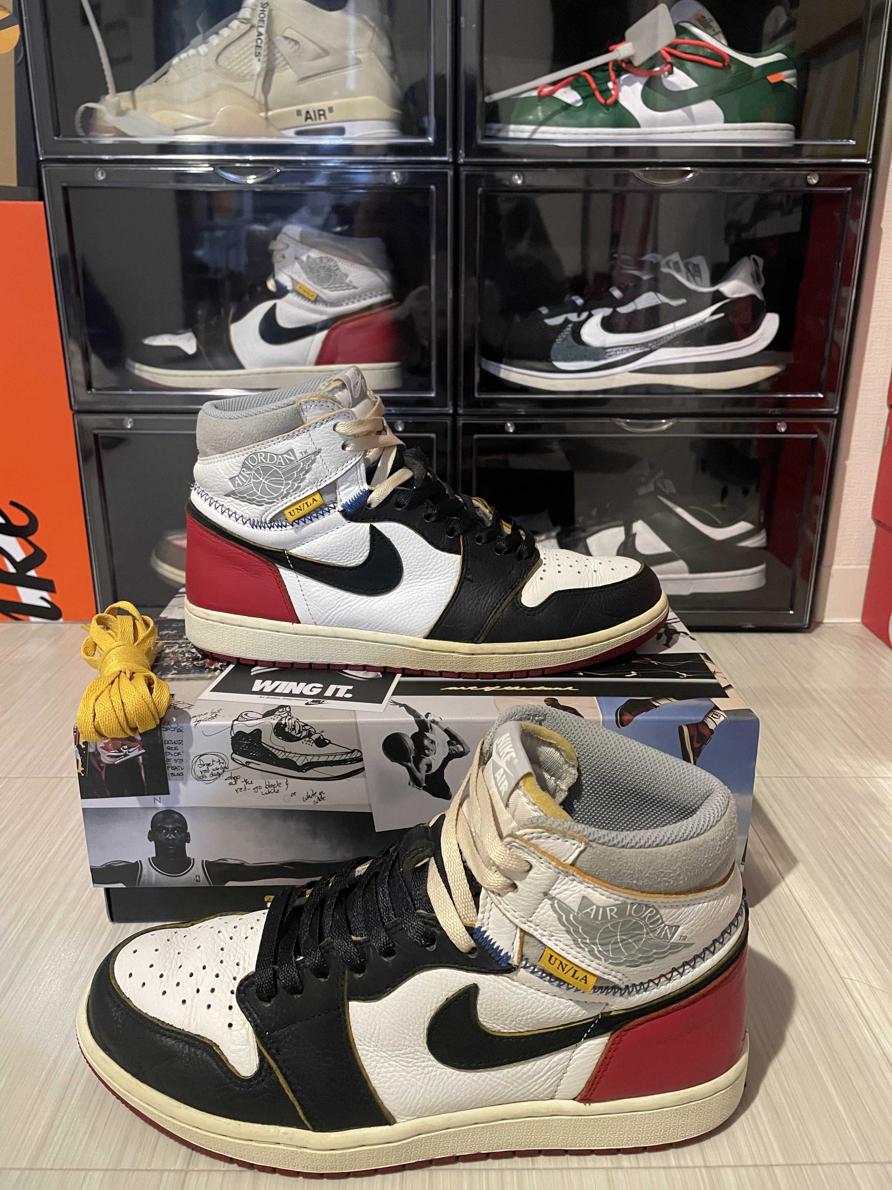 UNION × Nike Air Jordan 1 Retro High OG NRG "Varsity Red/Wolf Grey"