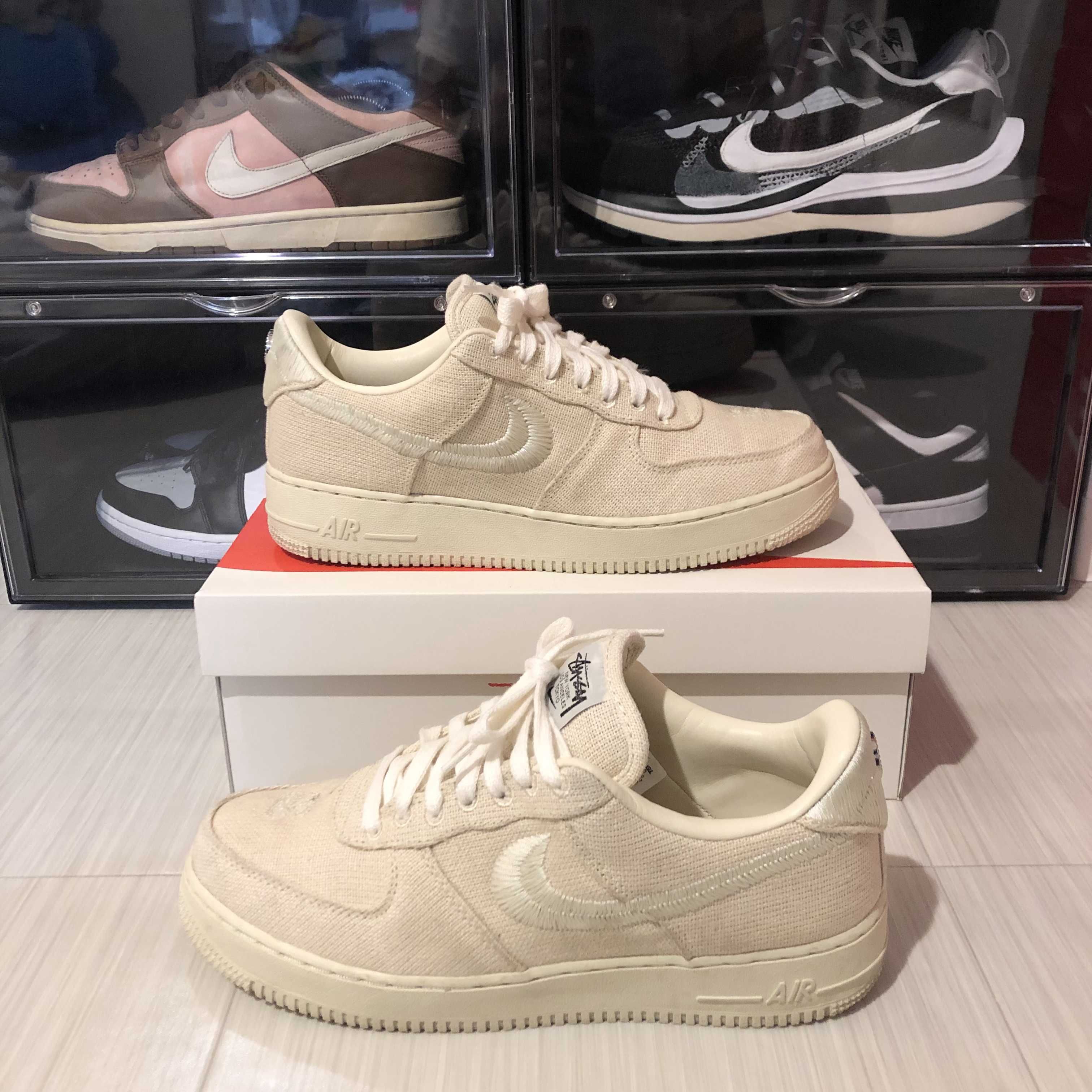 Stussy × Nike Air Force 1 Low "Fossil Stone"