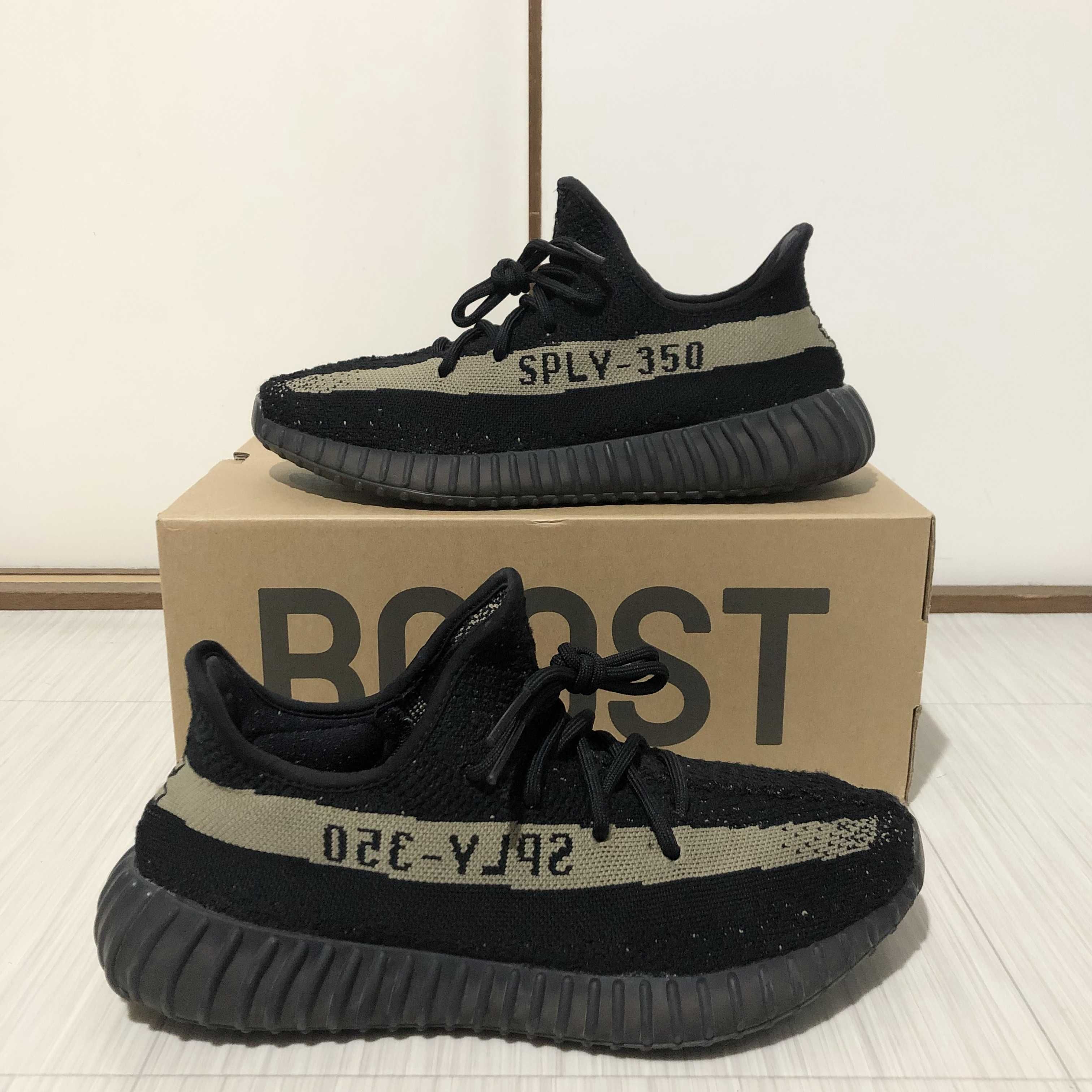 adidas YEEZY Boost 350 V2 "Core Black Green"