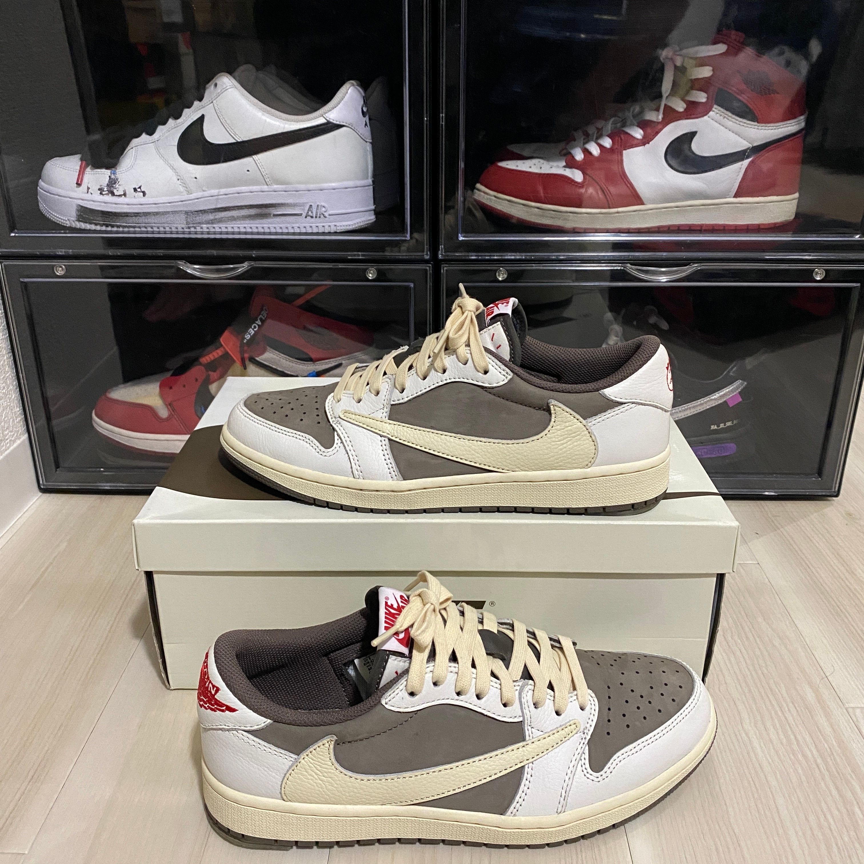 Travis Scott × Nike Air Jordan 1 Low OG SP "Reverse Mocha/Sail and Ridgerock"