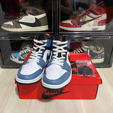 FACETASM × Nike Air Jordan 1 Mid "White/Navy"