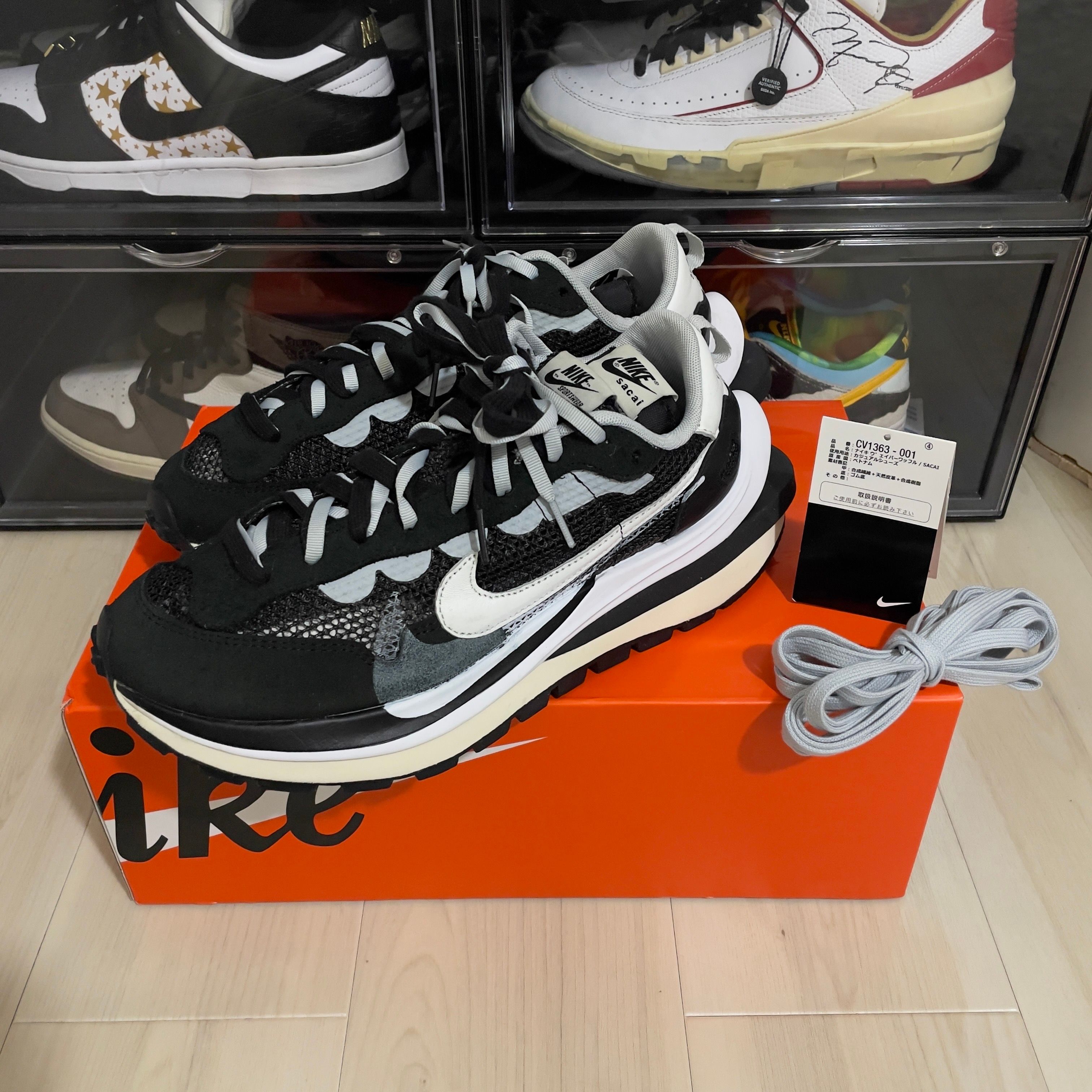 sacai × Nike Vapor Waffle "Black and White"