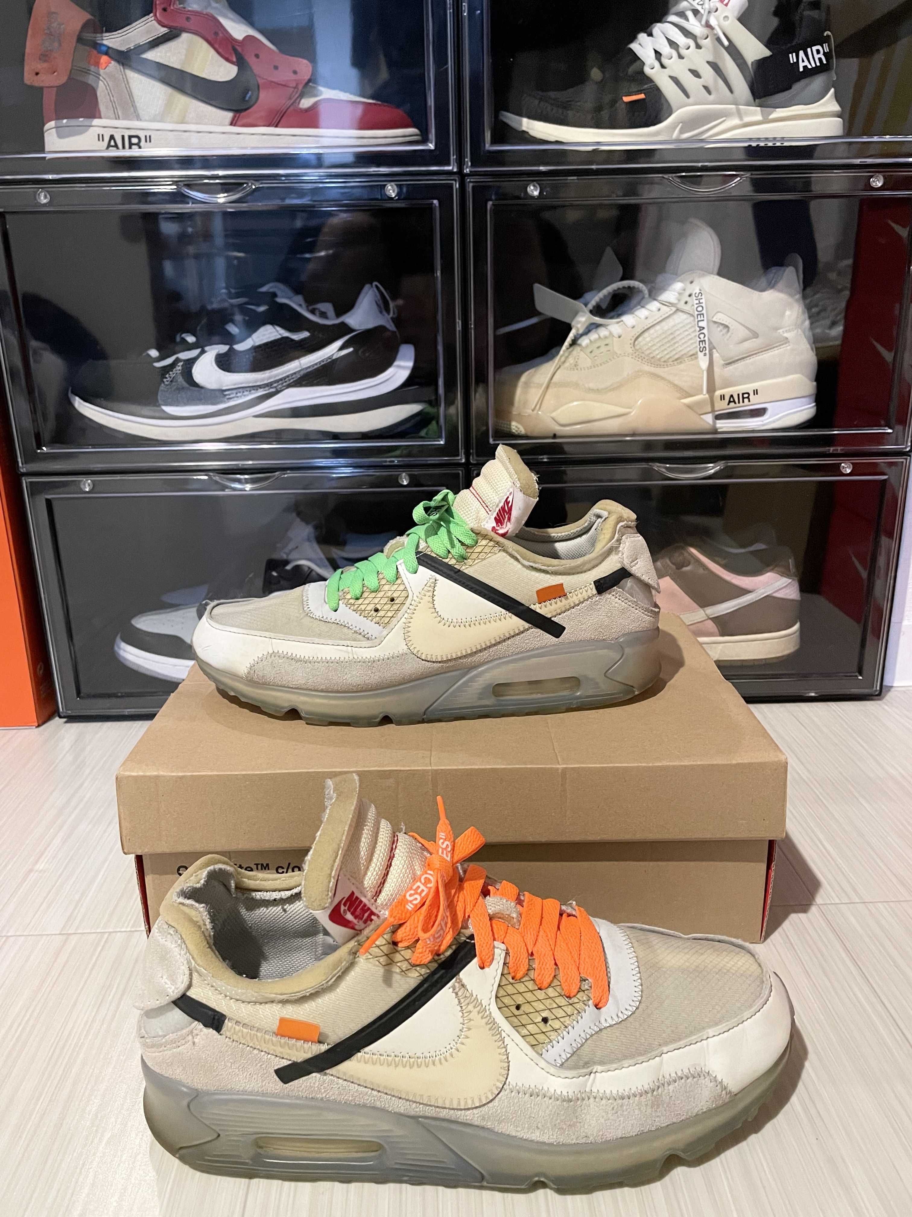 Off-White × Nike Air Max 90 "The 10/Sail"