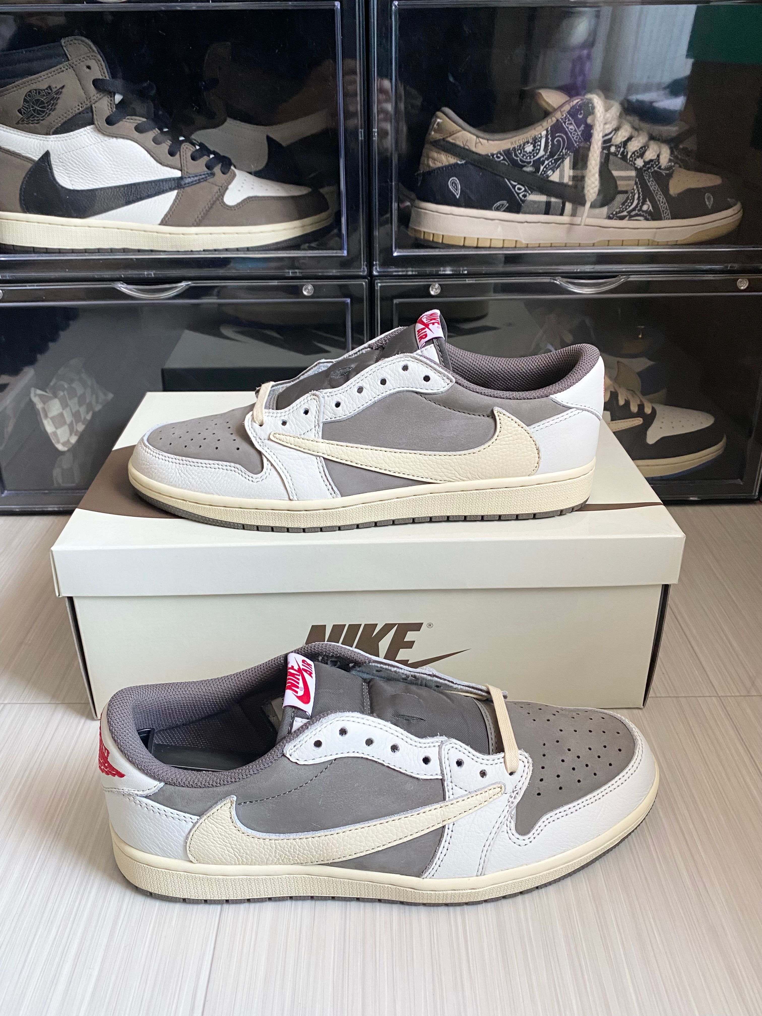 Travis Scott × Nike Air Jordan 1 Low OG SP "Reverse Mocha/Sail and Ridgerock"