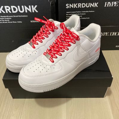 Supreme × Nike Air Force 1 Low "White"