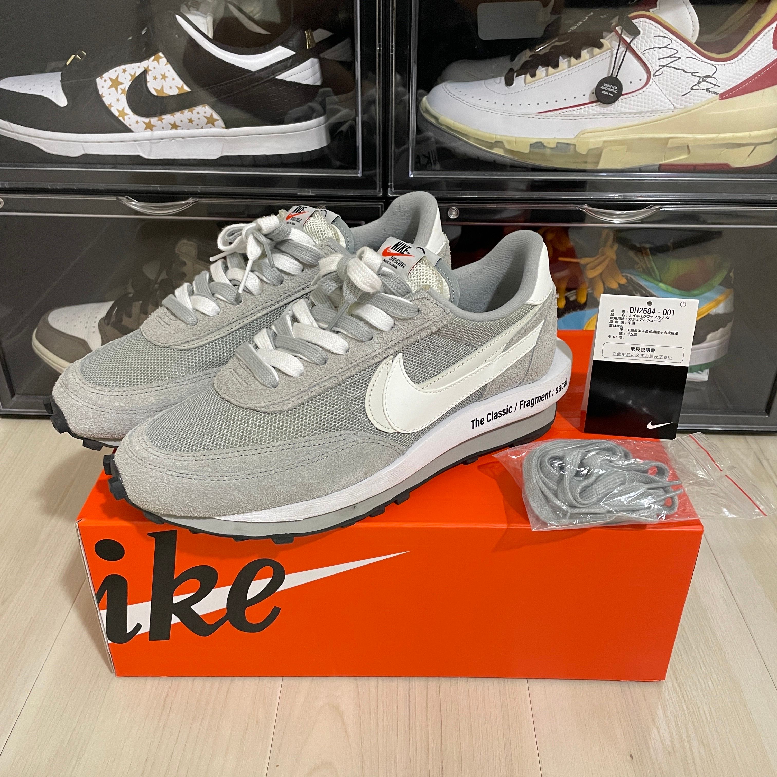 Fragment × sacai × Nike LD Waffle "Light Smoke Grey"