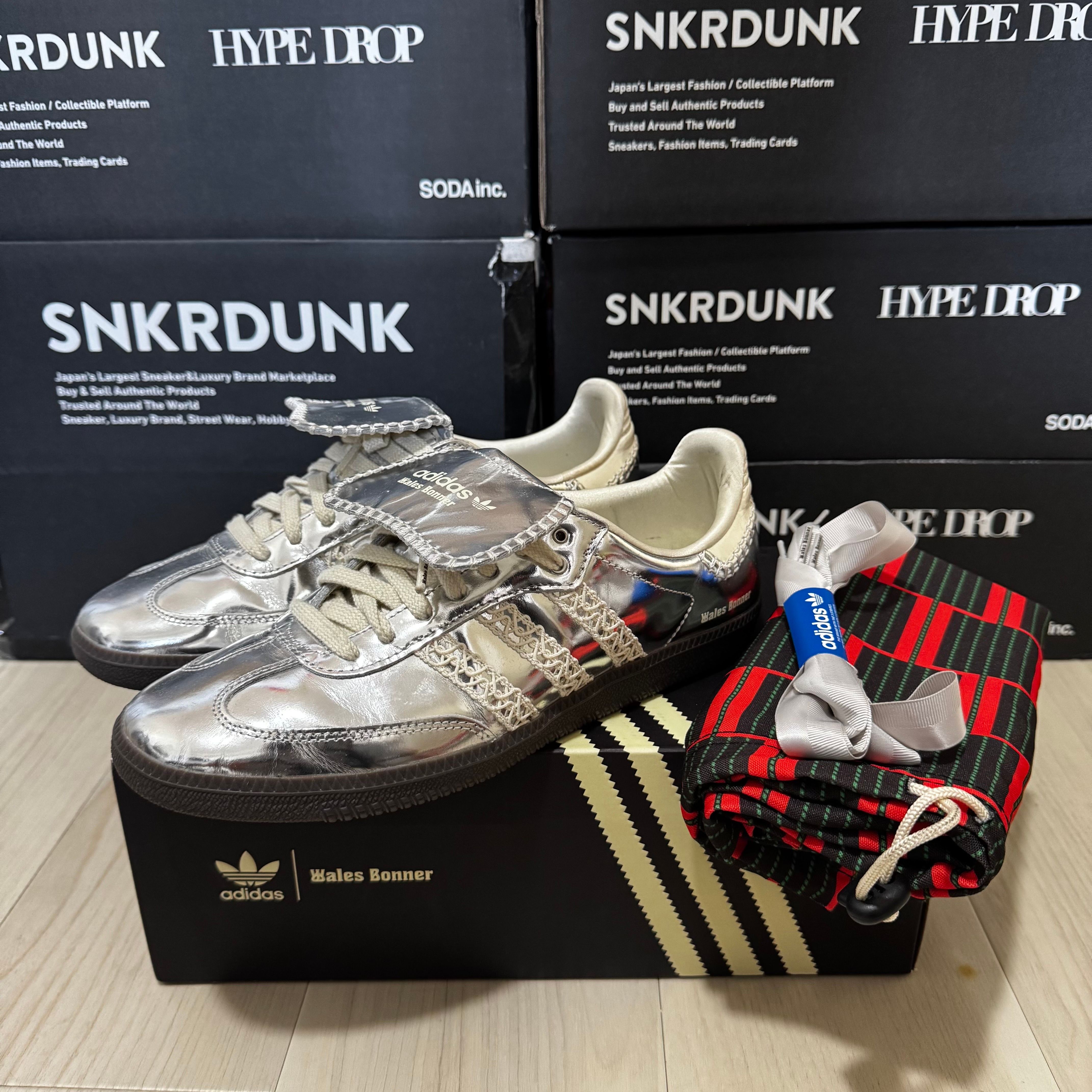 Wales Bonner × adidas Samba "Silver"