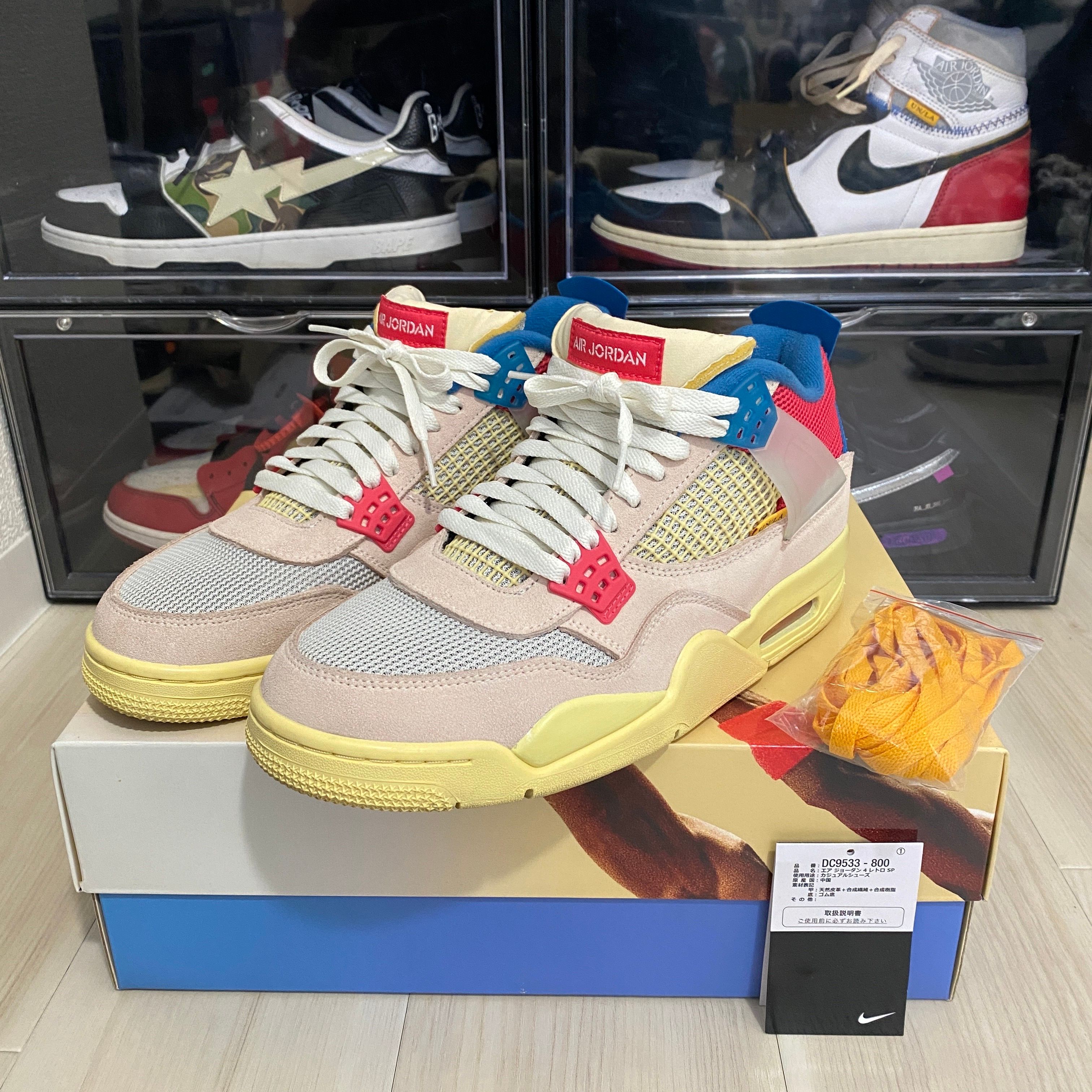 UNION × Nike Air Jordan 4 SP "Guava Ice/Light Fusion Red"