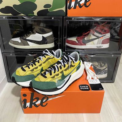 sacai × Nike Vapor Waffle "Tour Yellow/Stadium Green-Sail"