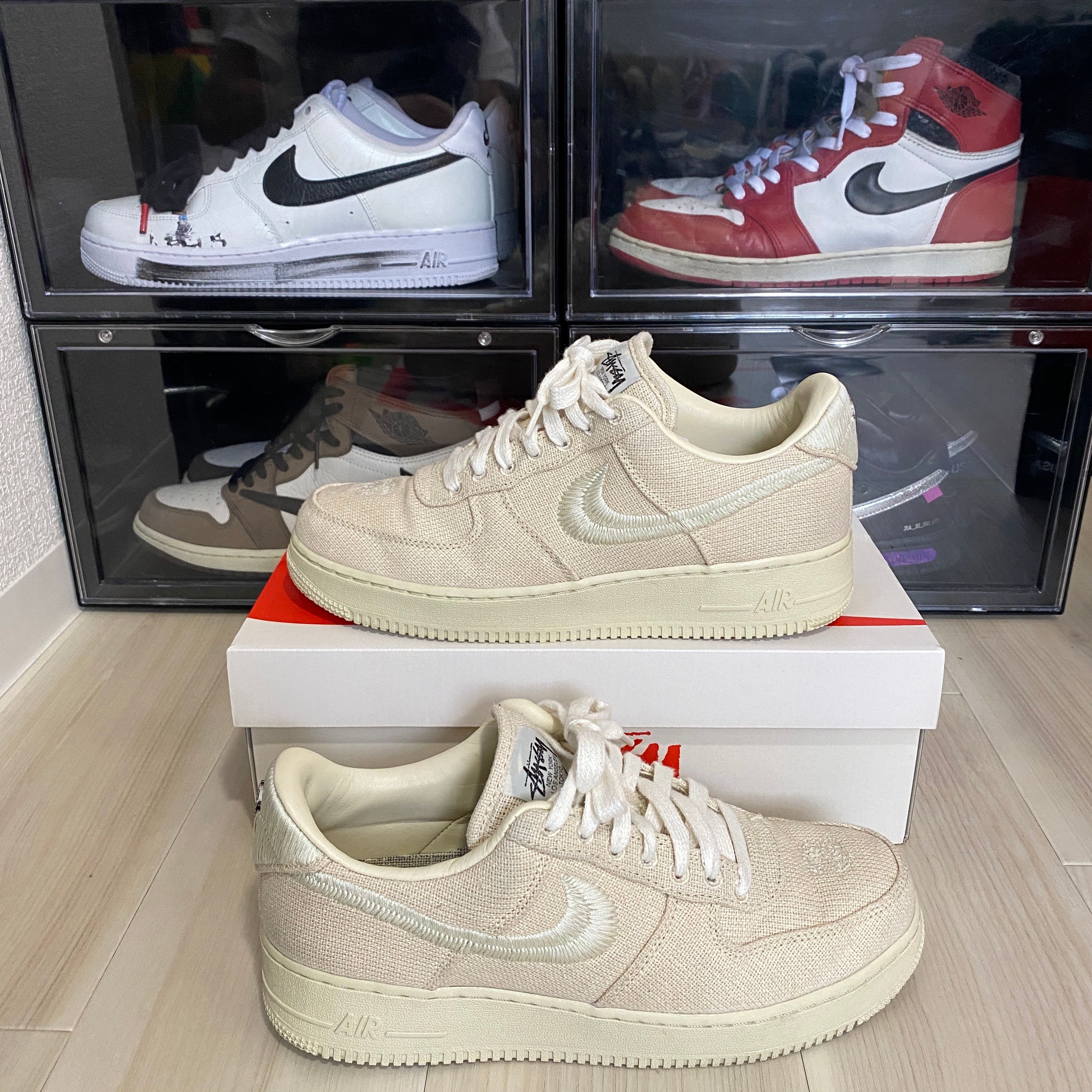 Stussy × Nike Air Force 1 Low "Fossil Stone"