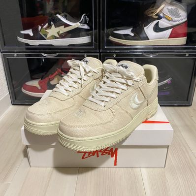Stussy × Nike Air Force 1 Low "Fossil Stone"