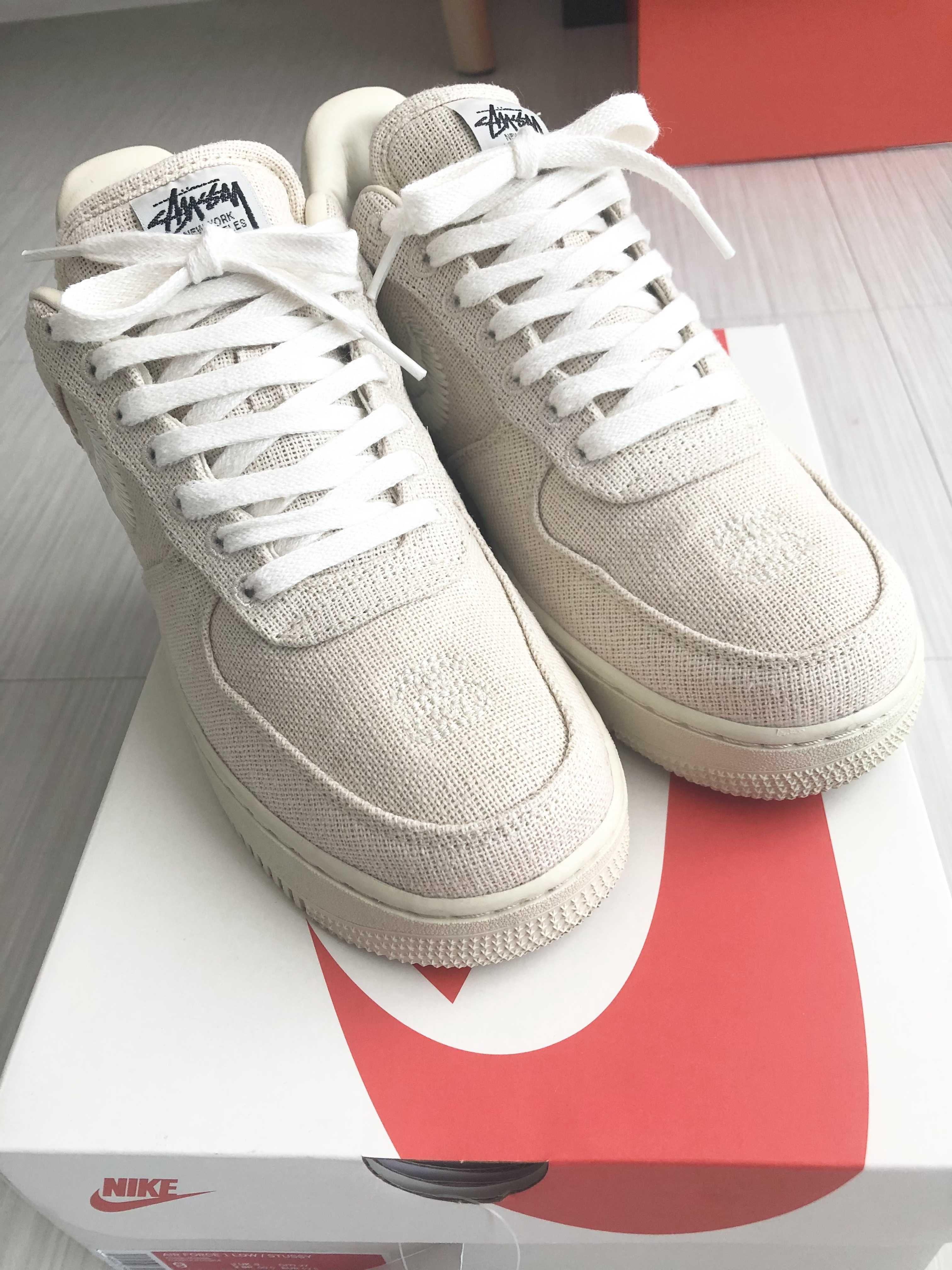 Stussy × Nike Air Force 1 Low "Fossil Stone"